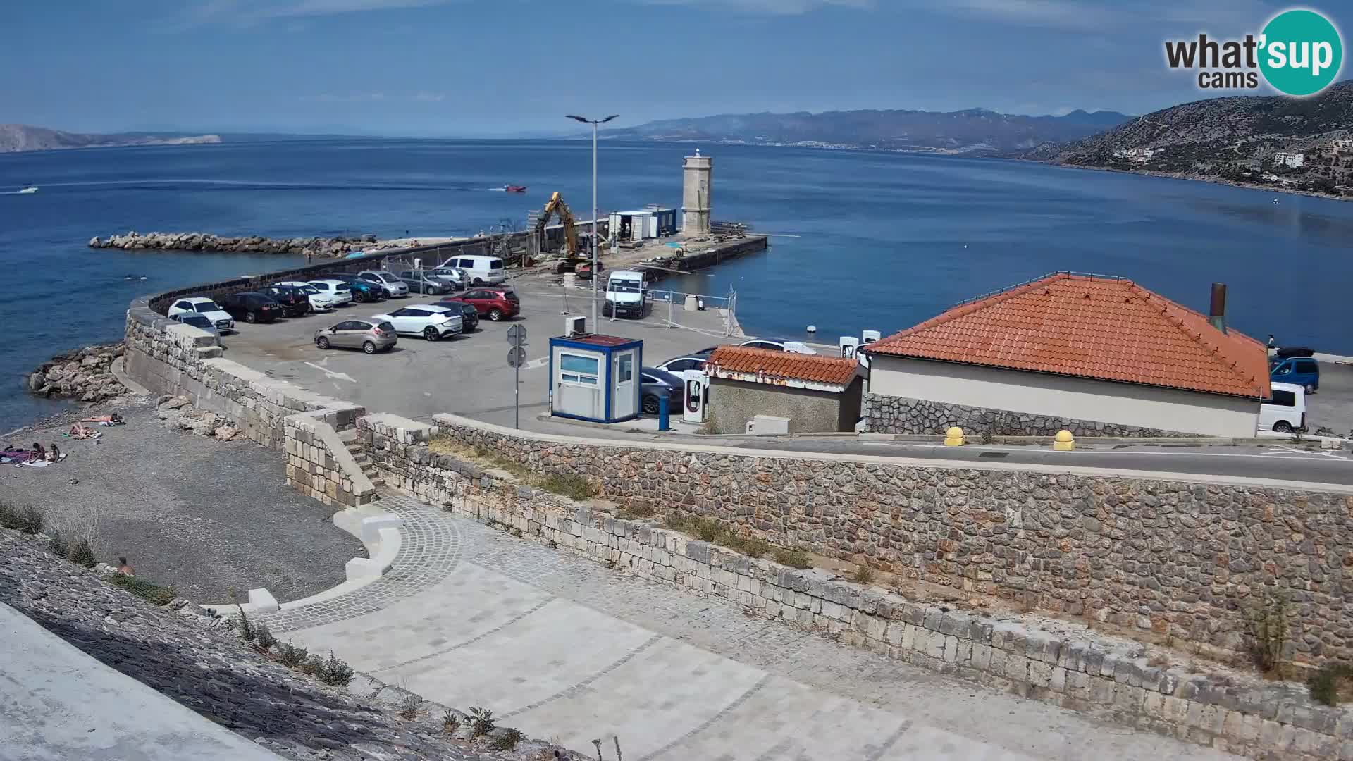 Webcam Porto di Segna – Frangiflutti e Faro in diretta