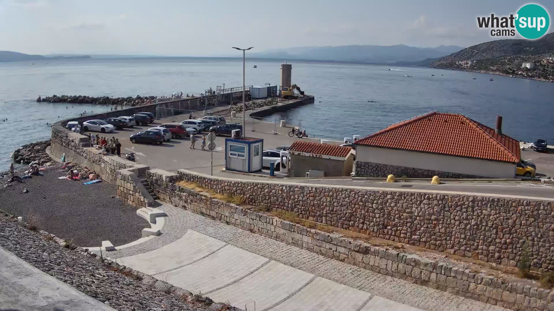 Senj Harbour Webcam – Breakwater & Lighthouse Live View