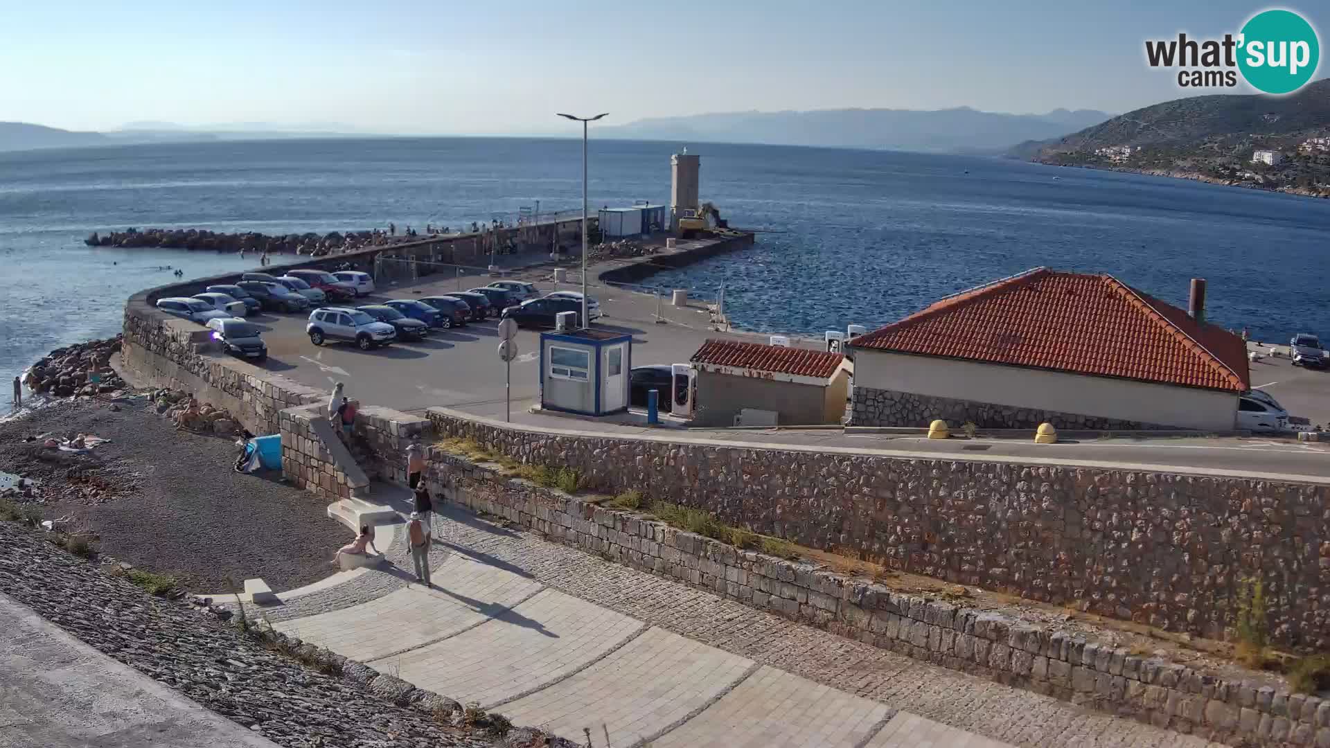 Senj Harbour Webcam – Breakwater & Lighthouse Live View