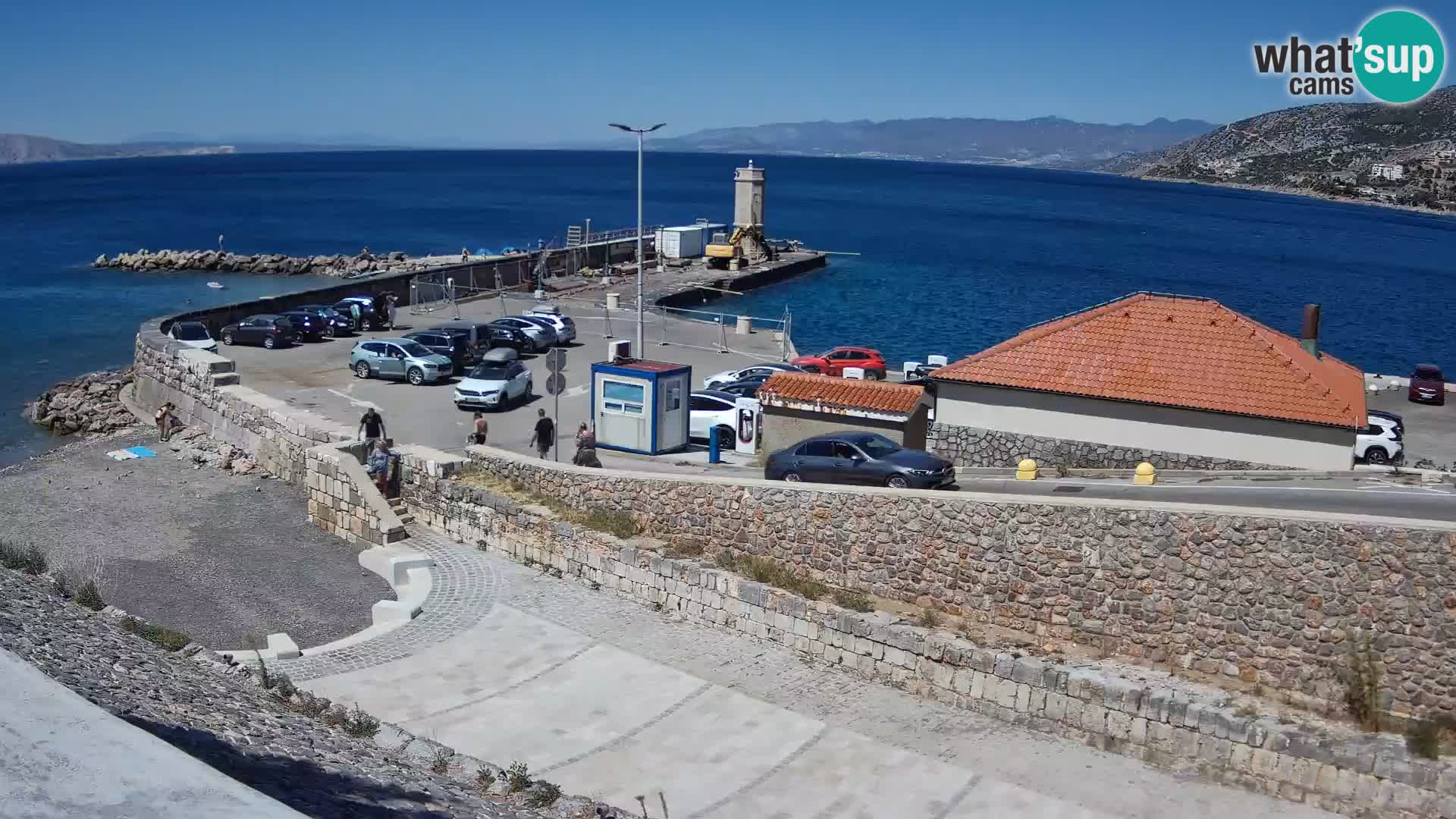 Webcam Porto di Segna – Frangiflutti e Faro in diretta