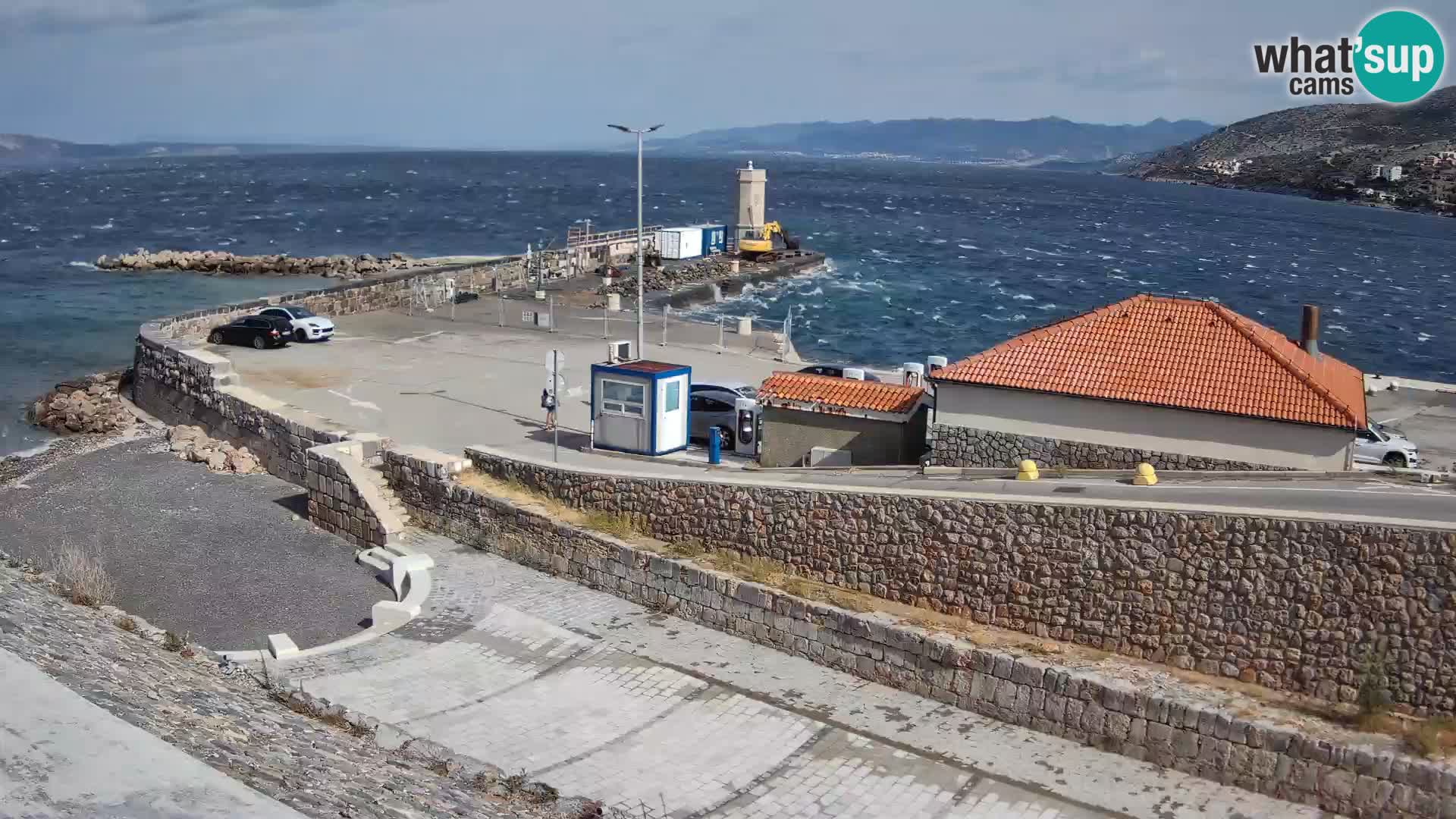 Webcam Porto di Segna – Frangiflutti e Faro in diretta