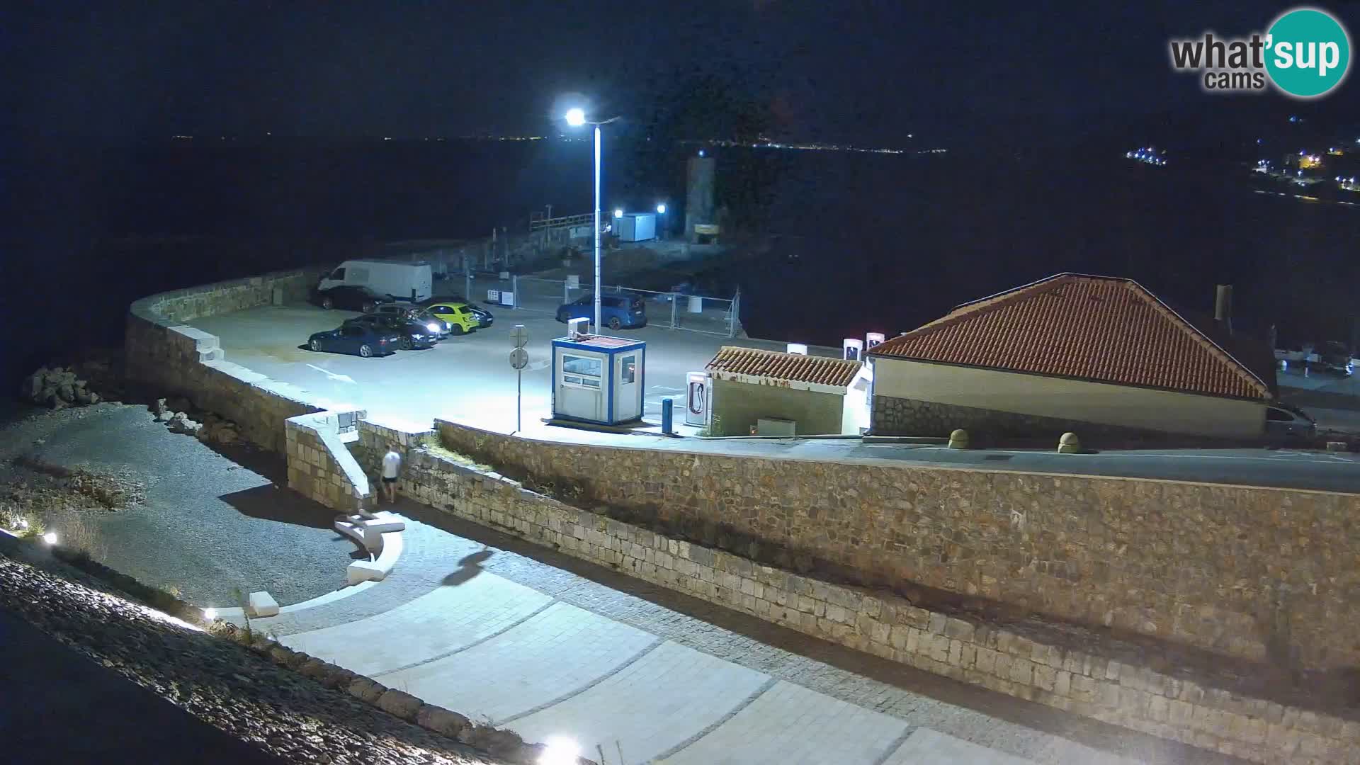 Senj Hafen Webcam – Wellenbrecher & Leuchtturm Liveblick