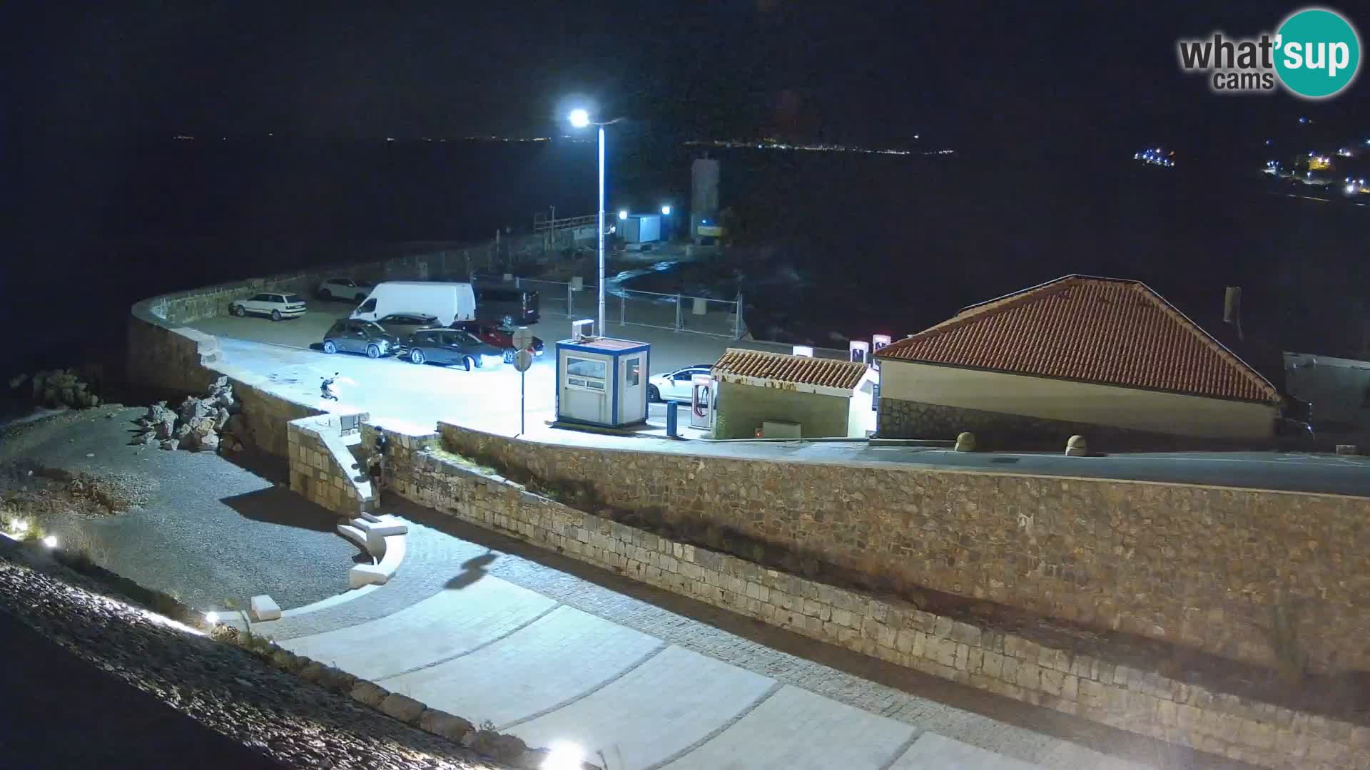 Webcam puerto de Senj – Rompeolas y faro en directo