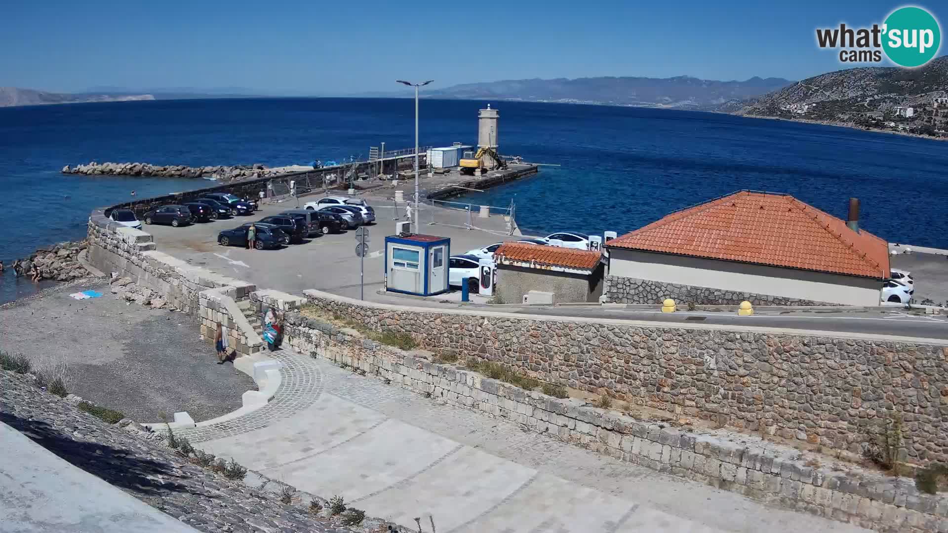 Senj Harbour Webcam – Breakwater & Lighthouse Live View