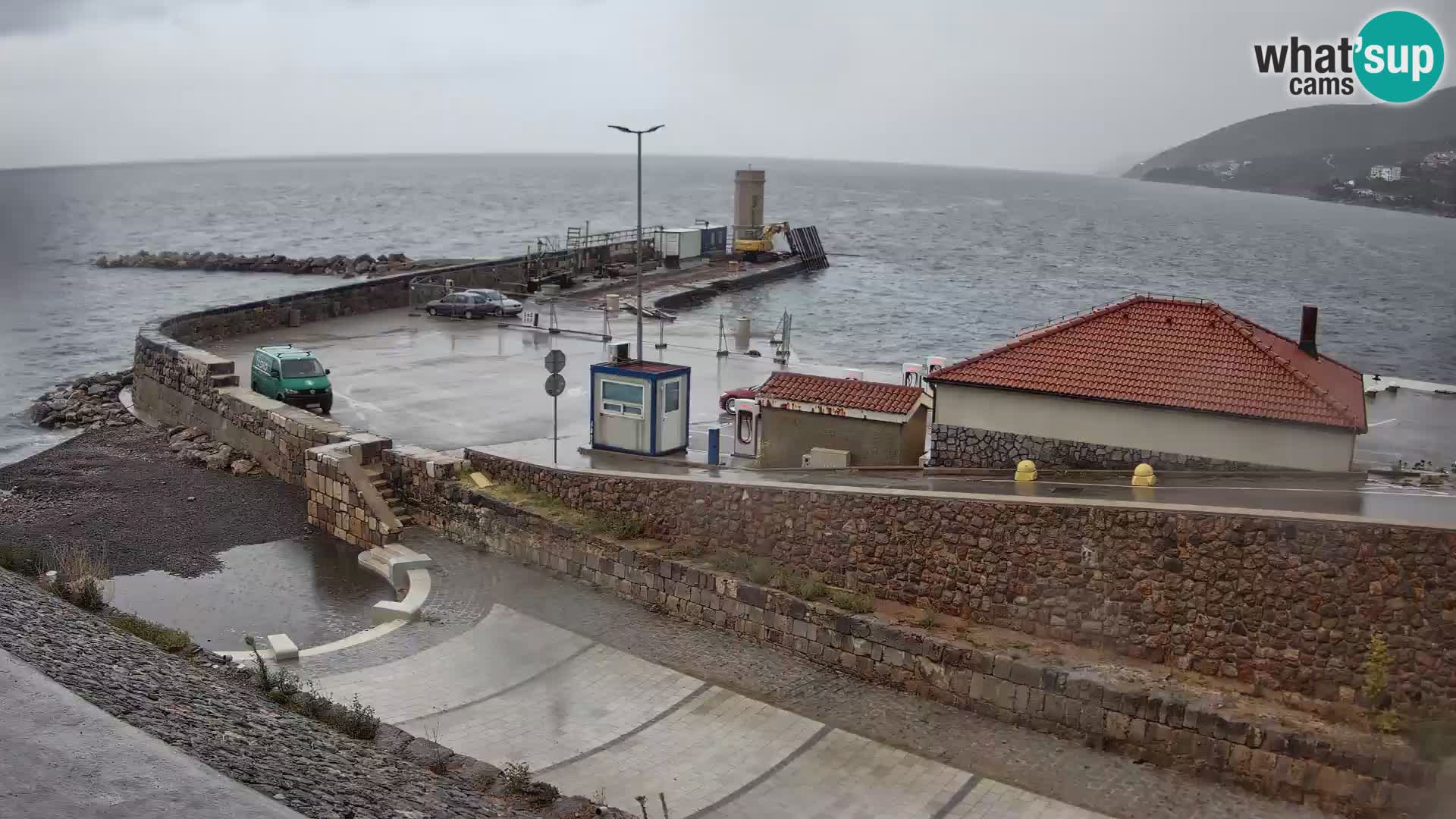Webcam puerto de Senj – Rompeolas y faro en directo