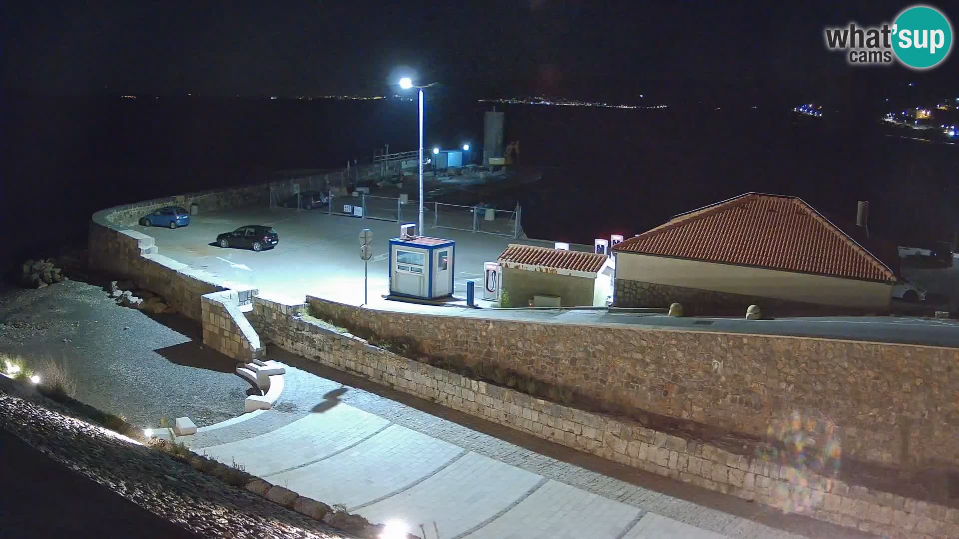 Senj Harbour Webcam – Breakwater & Lighthouse Live View