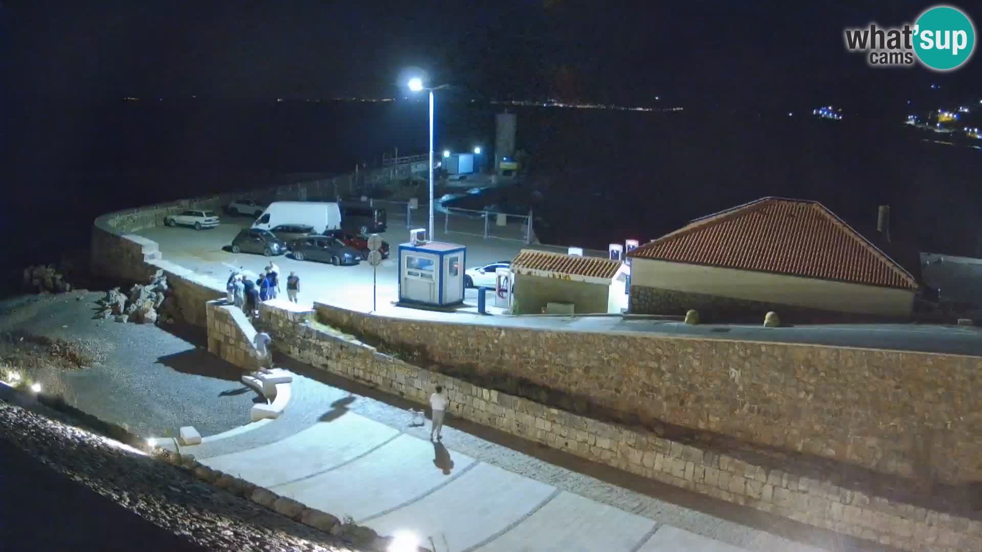 Senj Hafen Webcam – Wellenbrecher & Leuchtturm Liveblick