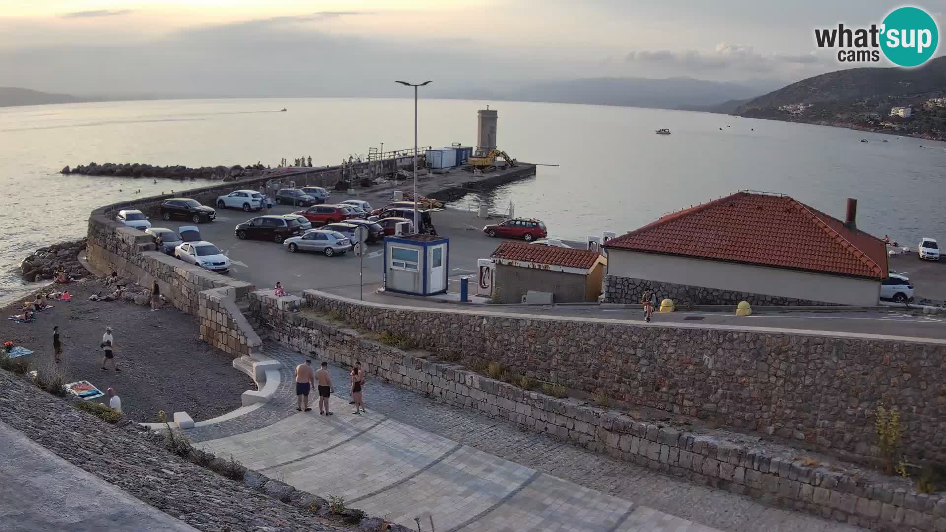 Senj Harbour Webcam – Breakwater & Lighthouse Live View