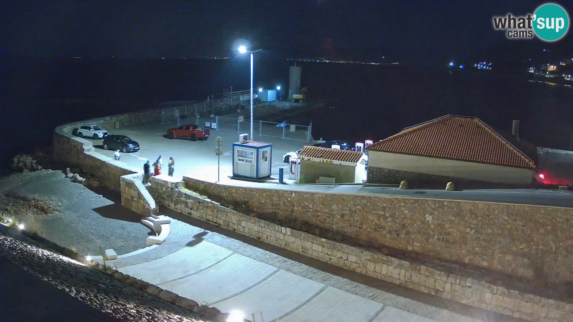 Webcam port de Senj – Vue sur la jetée et le phare