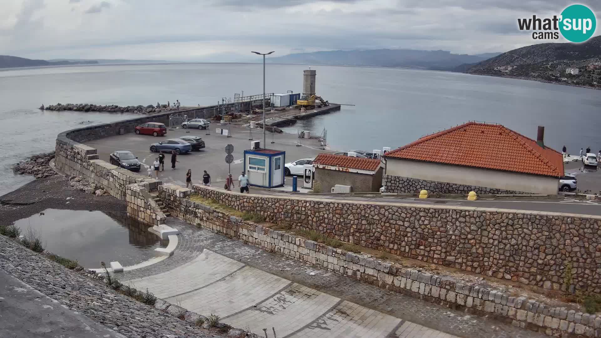Senj Harbour Webcam – Breakwater & Lighthouse Live View