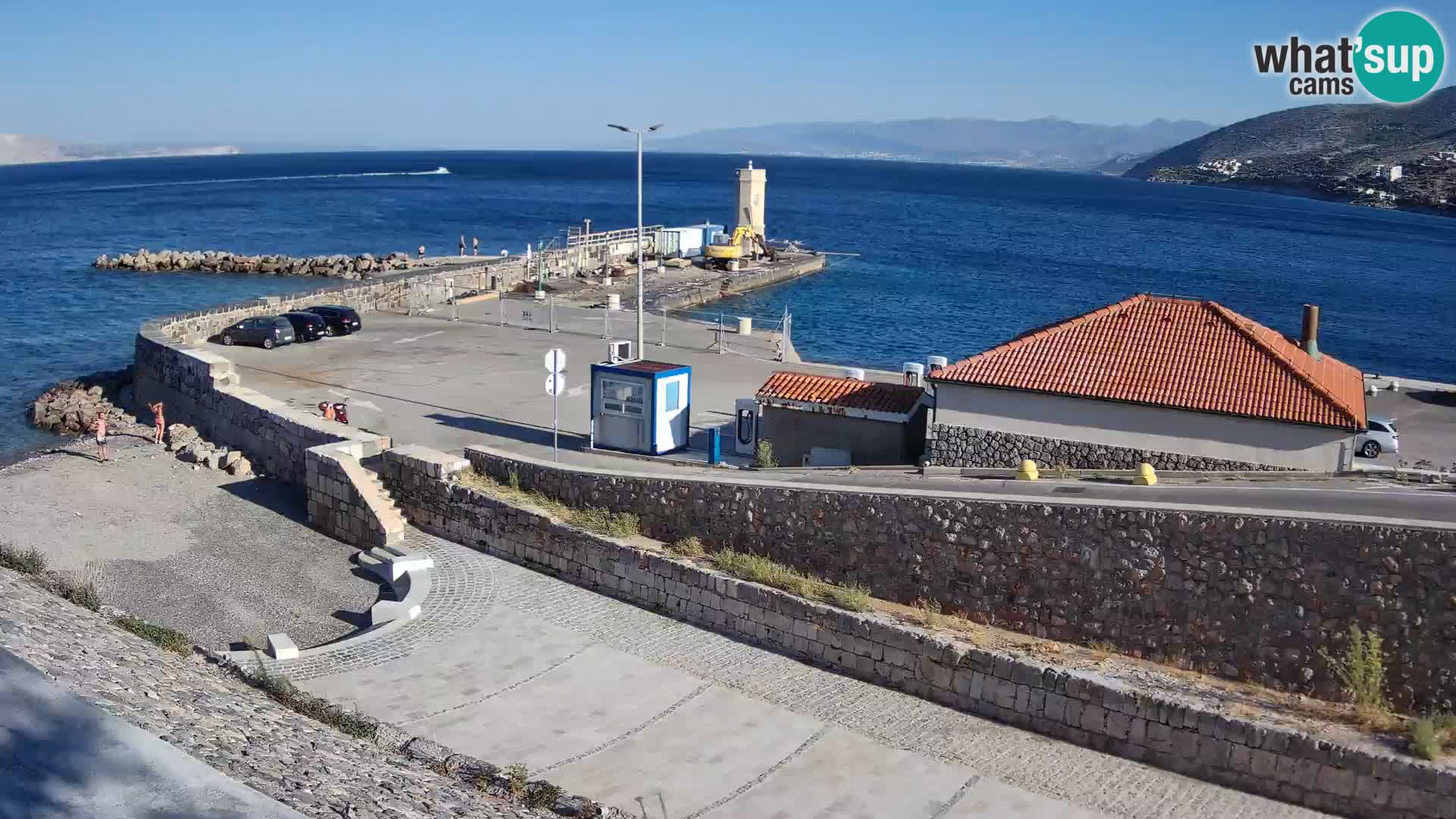 Web kamera Senj luka – Lukobran i svjetionik uživo