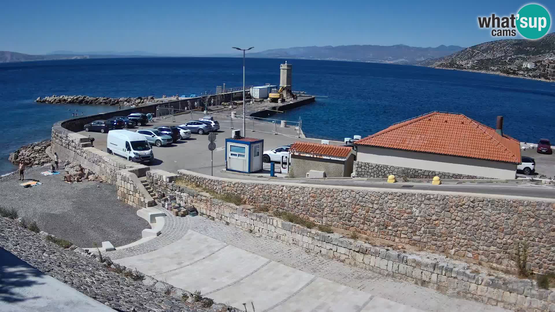 Webcam Porto di Segna – Frangiflutti e Faro in diretta