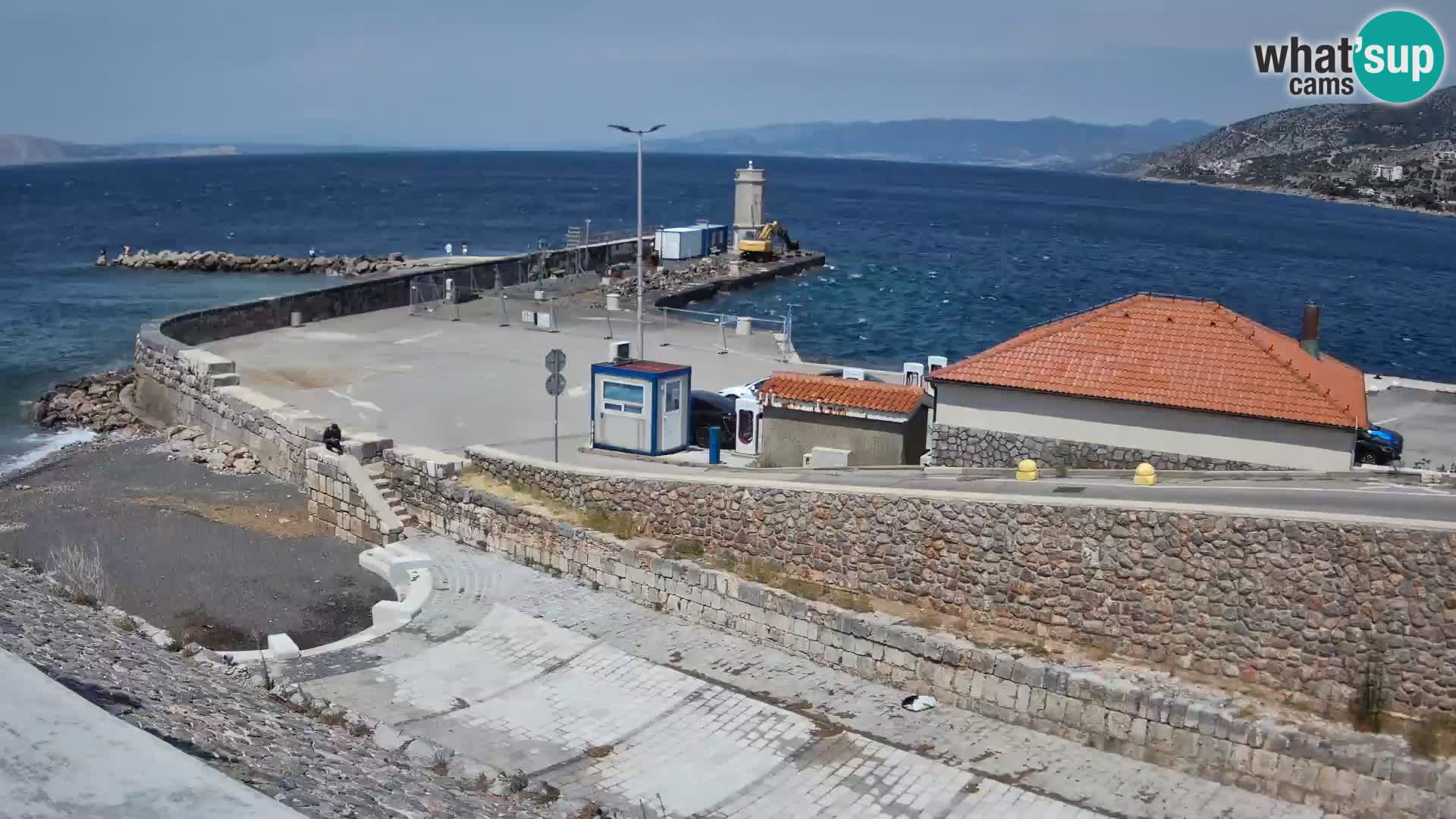 Senj Harbour Webcam – Breakwater & Lighthouse Live View