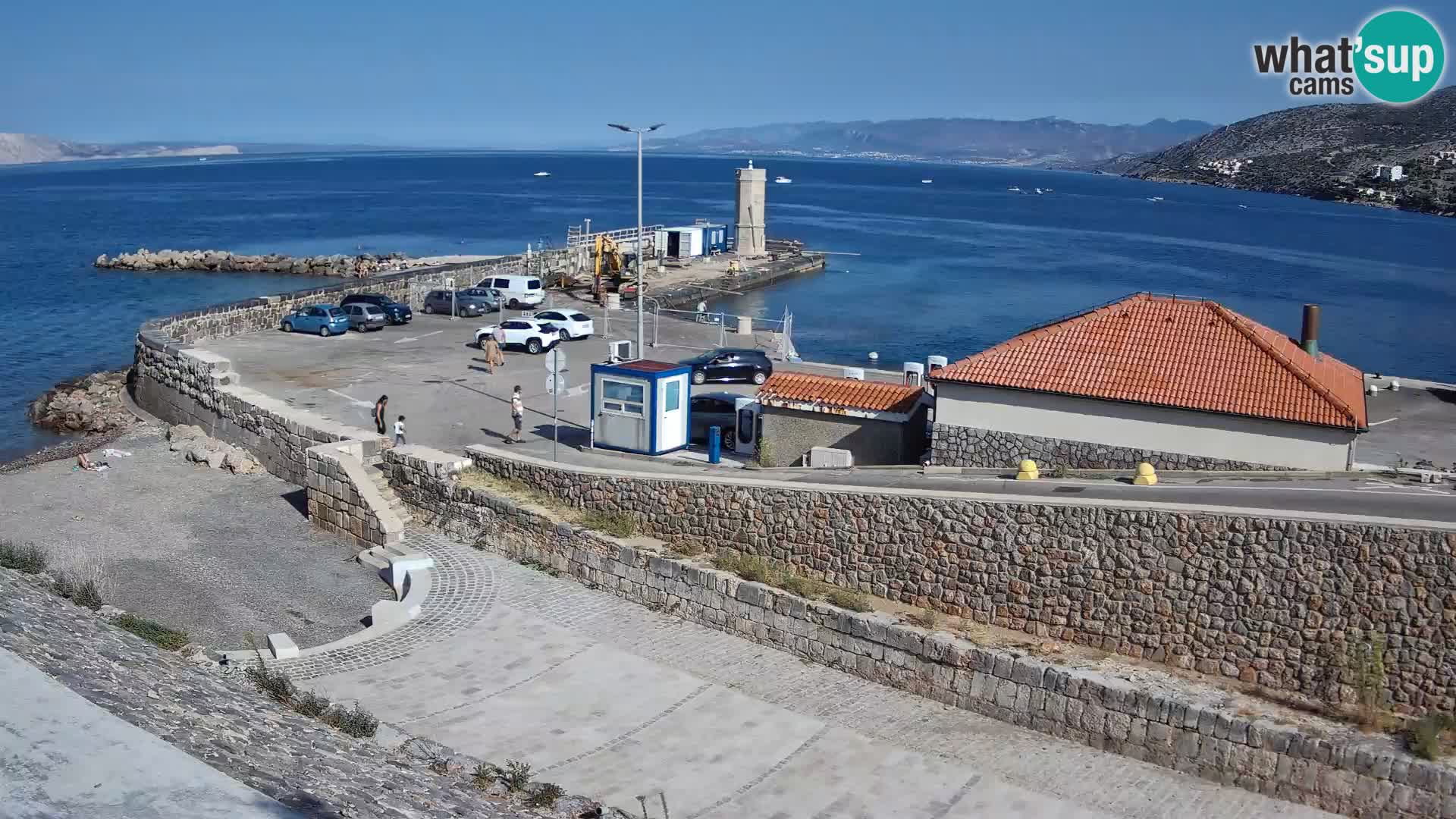 Webcam puerto de Senj – Rompeolas y faro en directo
