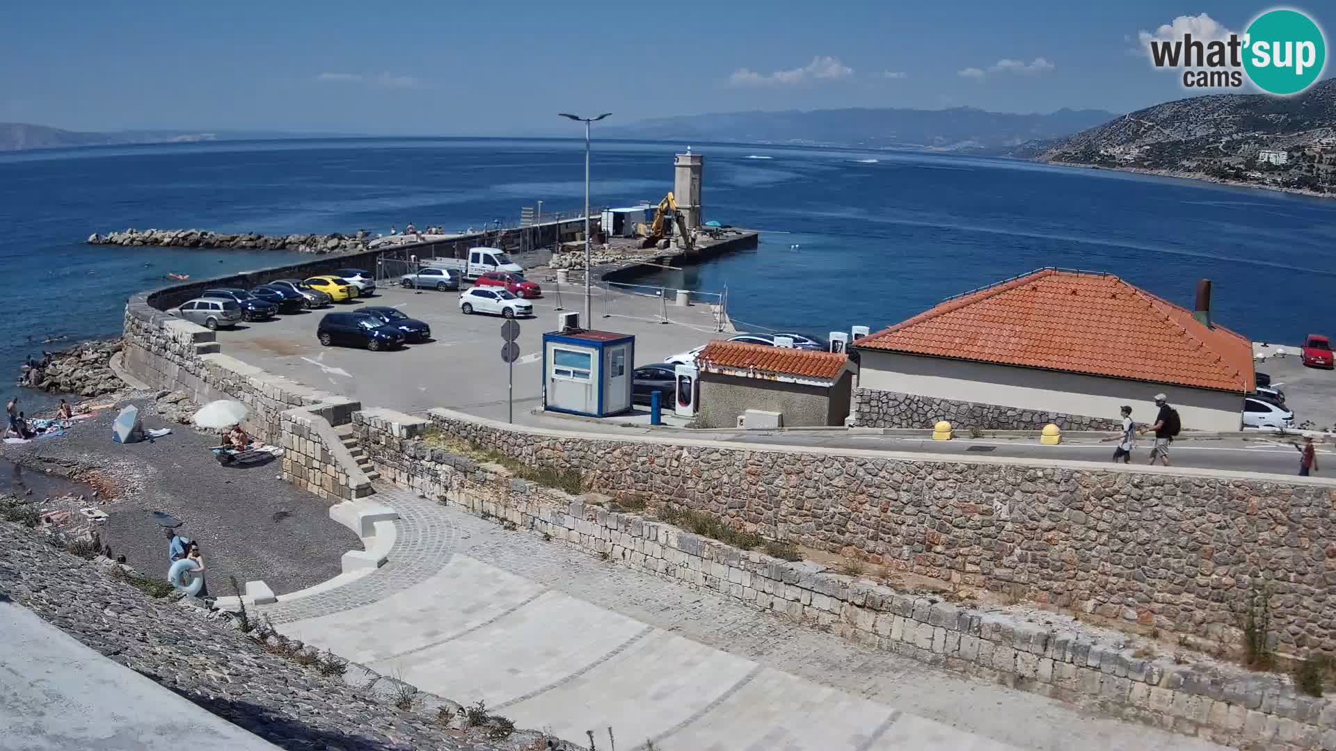 Senj Harbour Webcam – Breakwater & Lighthouse Live View