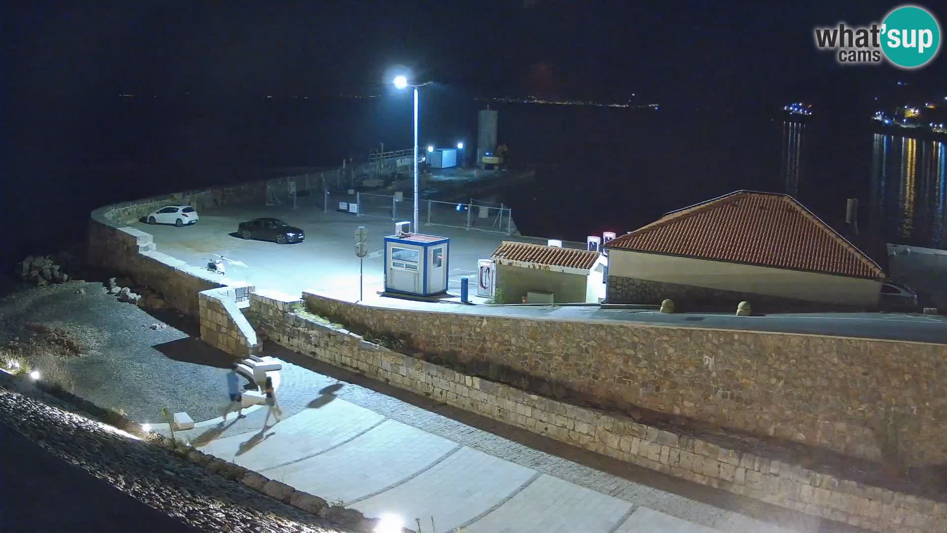Webcam puerto de Senj – Rompeolas y faro en directo