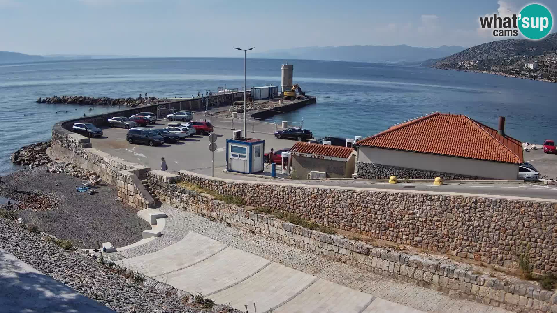 Senj Harbour Webcam – Breakwater & Lighthouse Live View