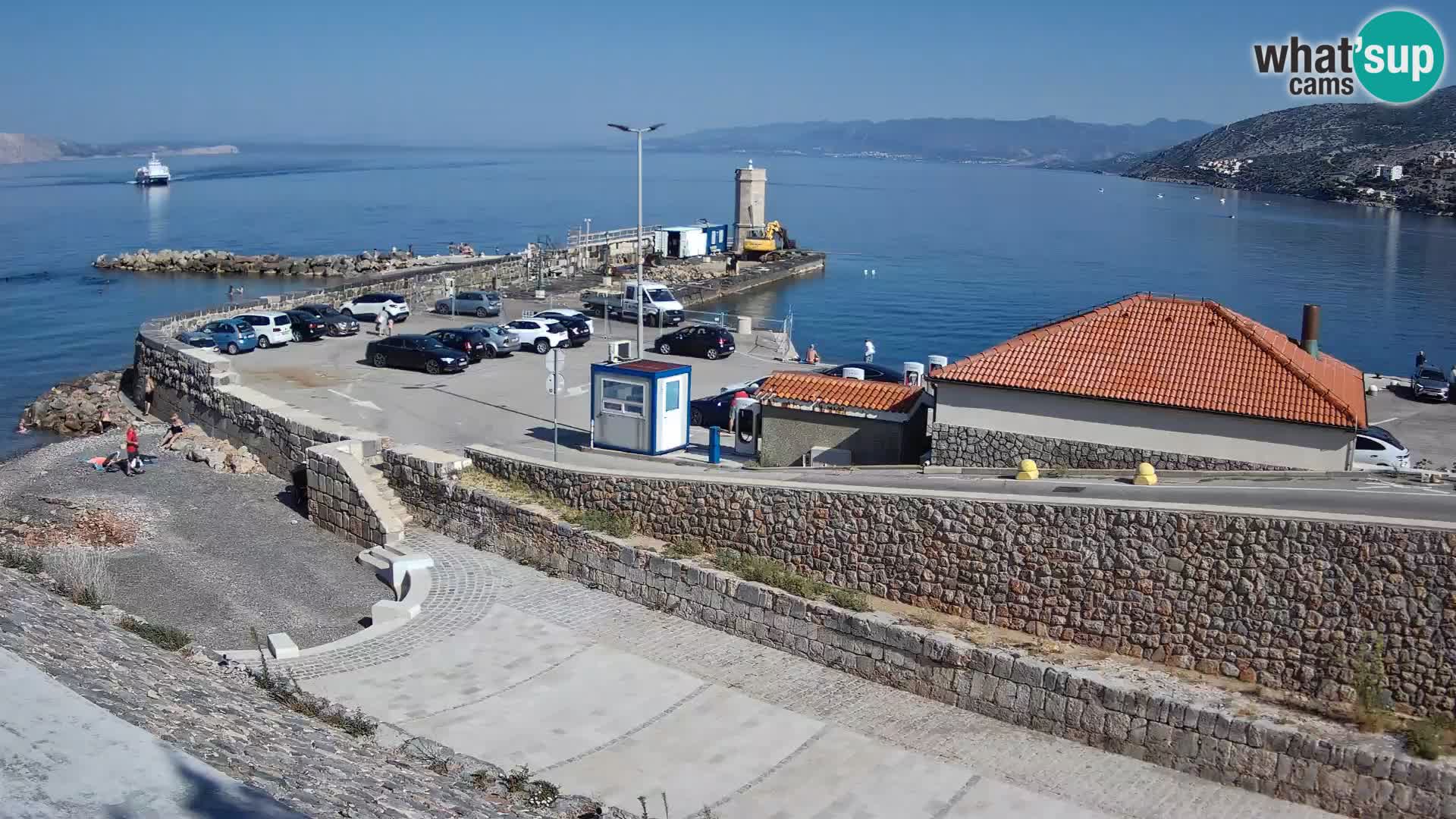Webcam puerto de Senj – Rompeolas y faro en directo
