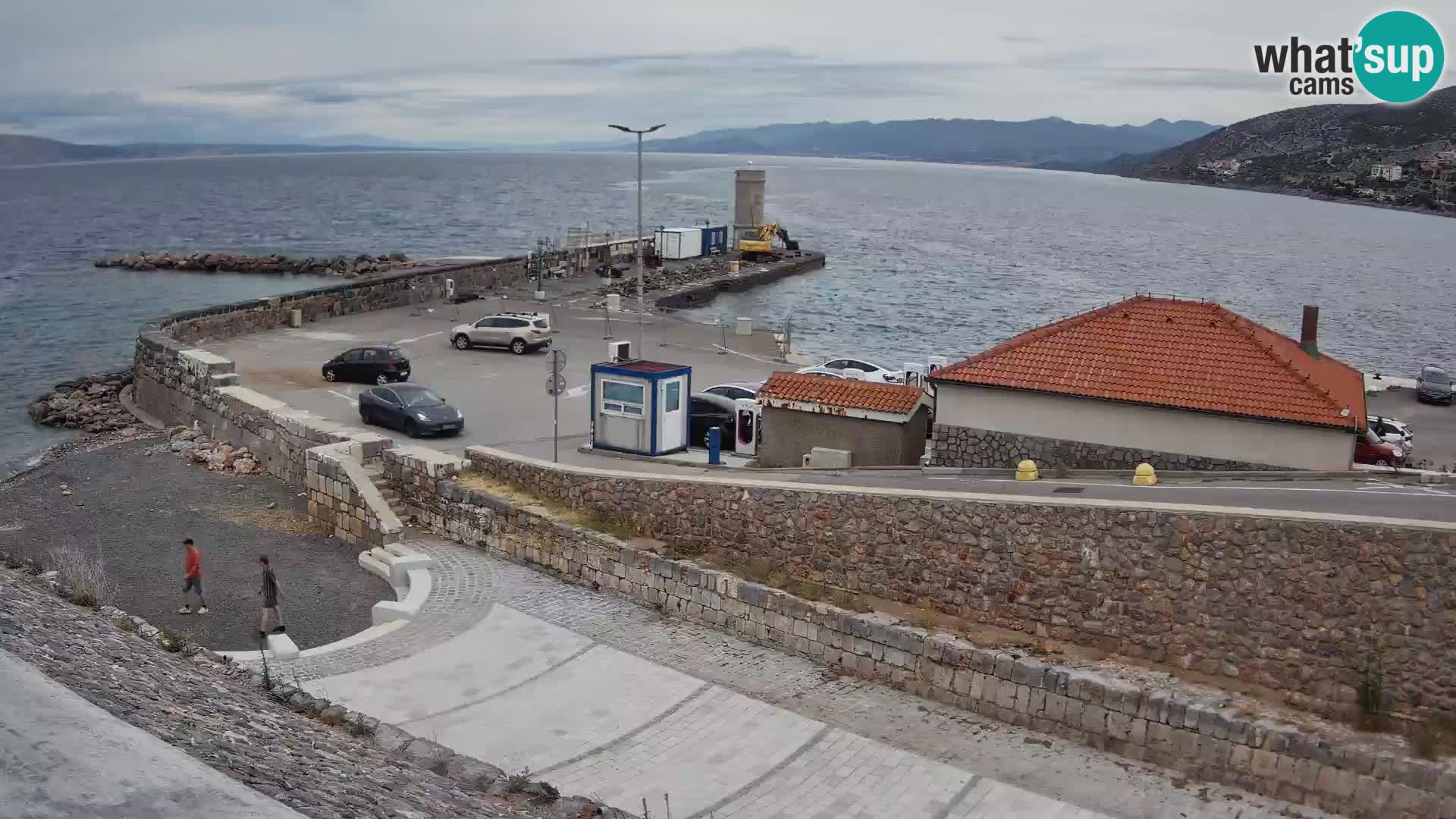 Webcam puerto de Senj – Rompeolas y faro en directo