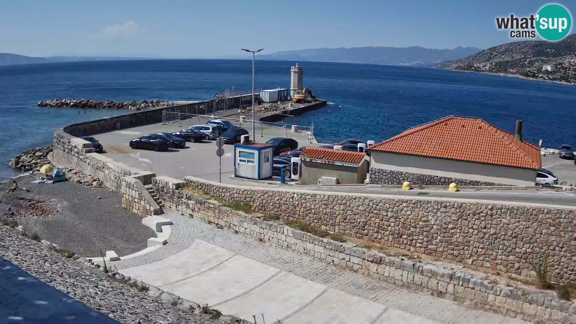Senj Harbour Webcam – Breakwater & Lighthouse Live View