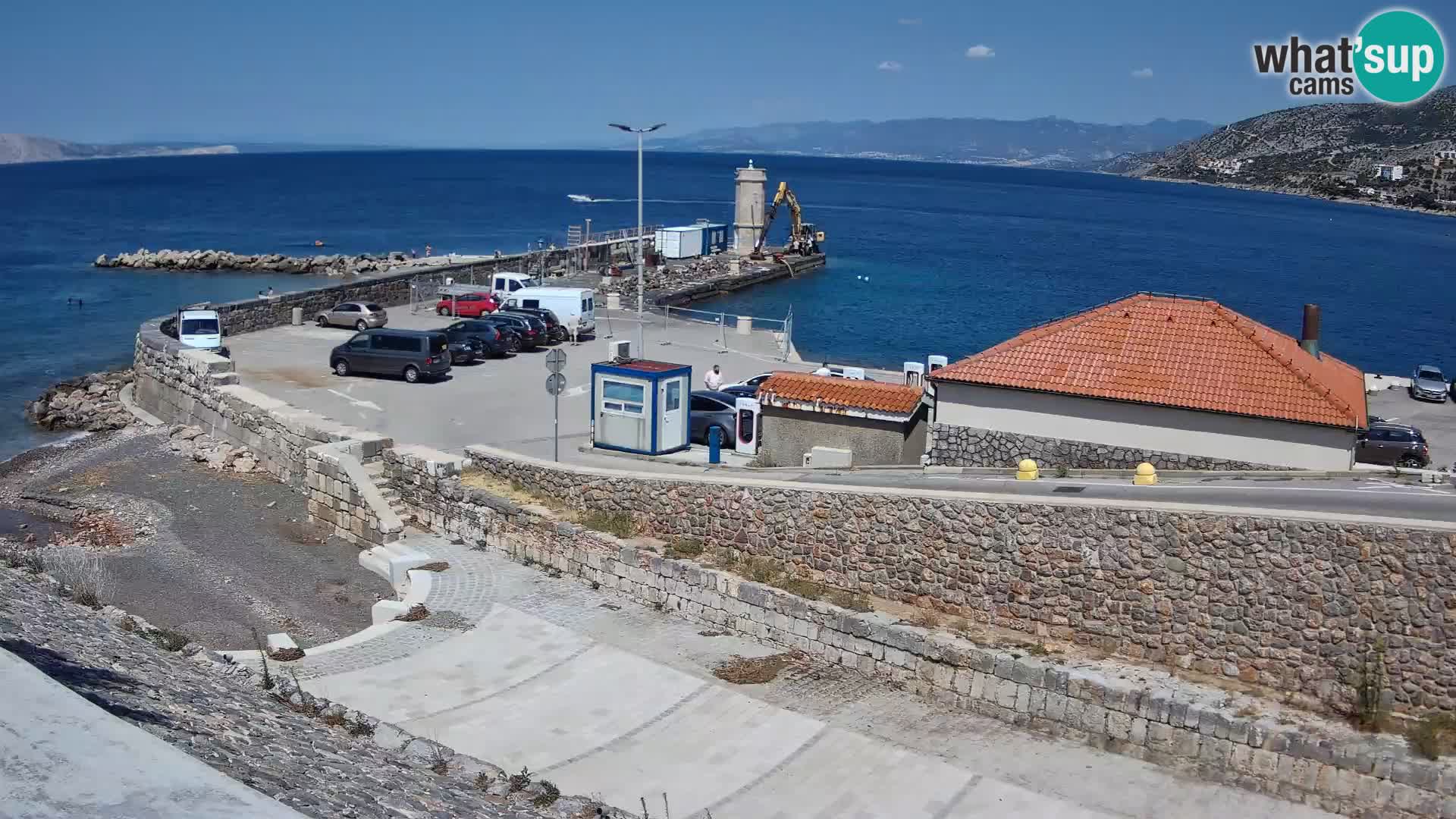 Senj Harbour Webcam – Breakwater & Lighthouse Live View
