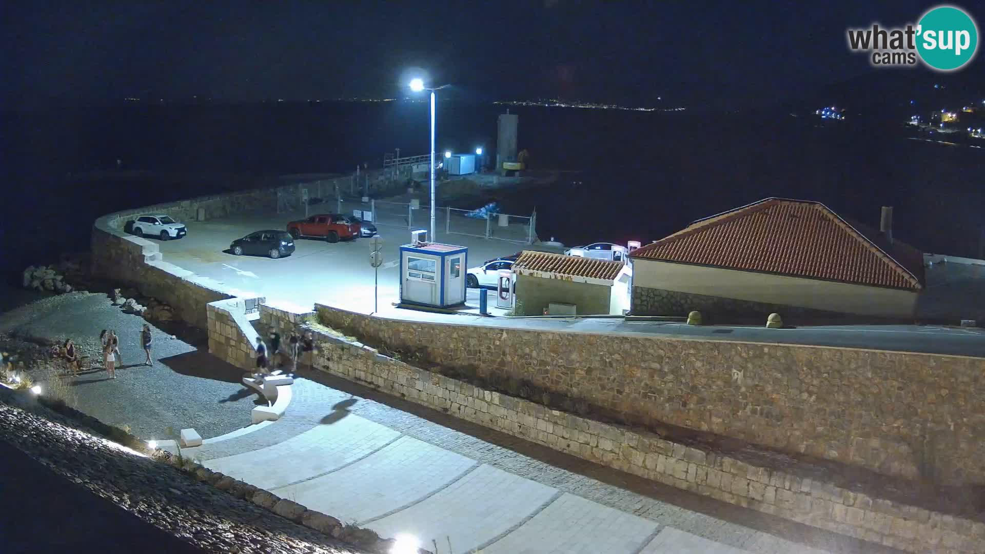 Webcam puerto de Senj – Rompeolas y faro en directo