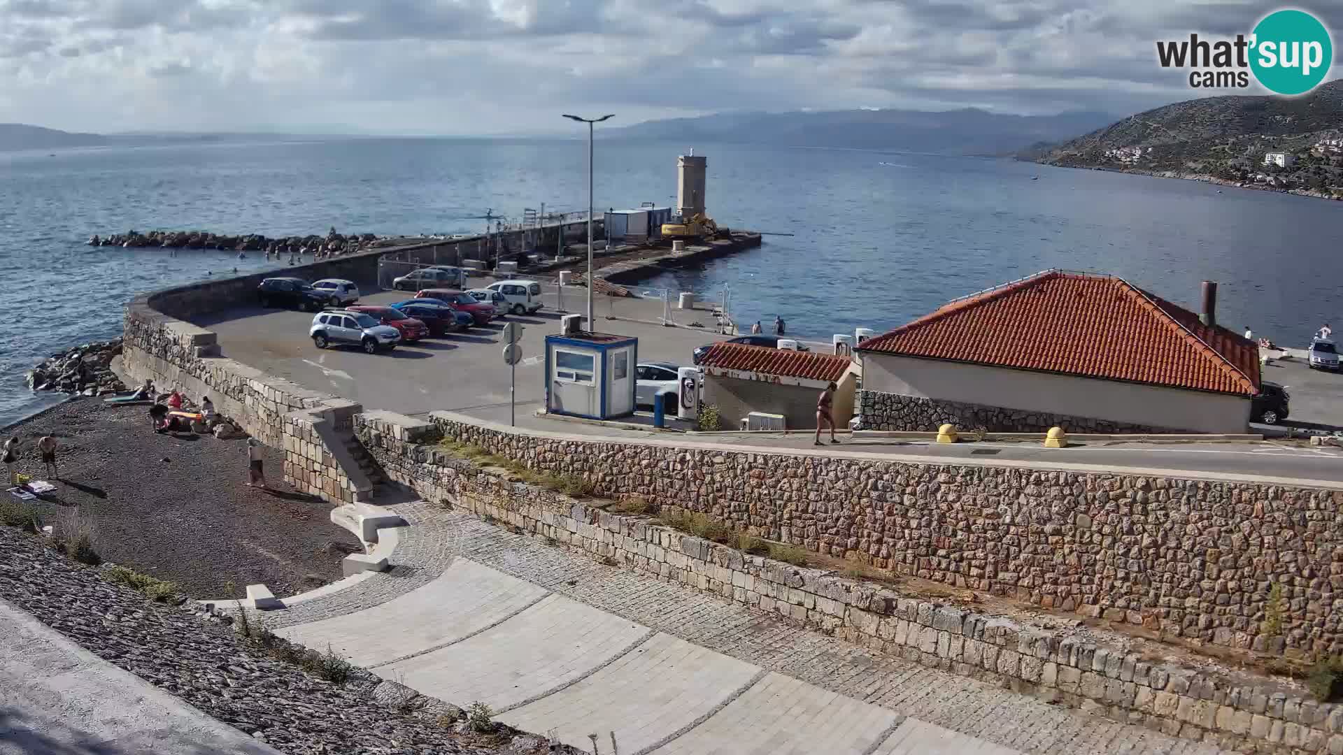 Senj Harbour Webcam – Breakwater & Lighthouse Live View