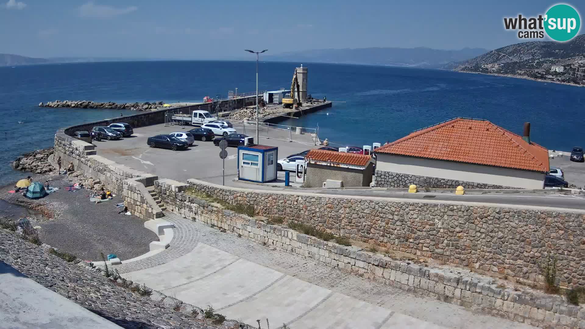 Webcam Porto di Segna – Frangiflutti e Faro in diretta
