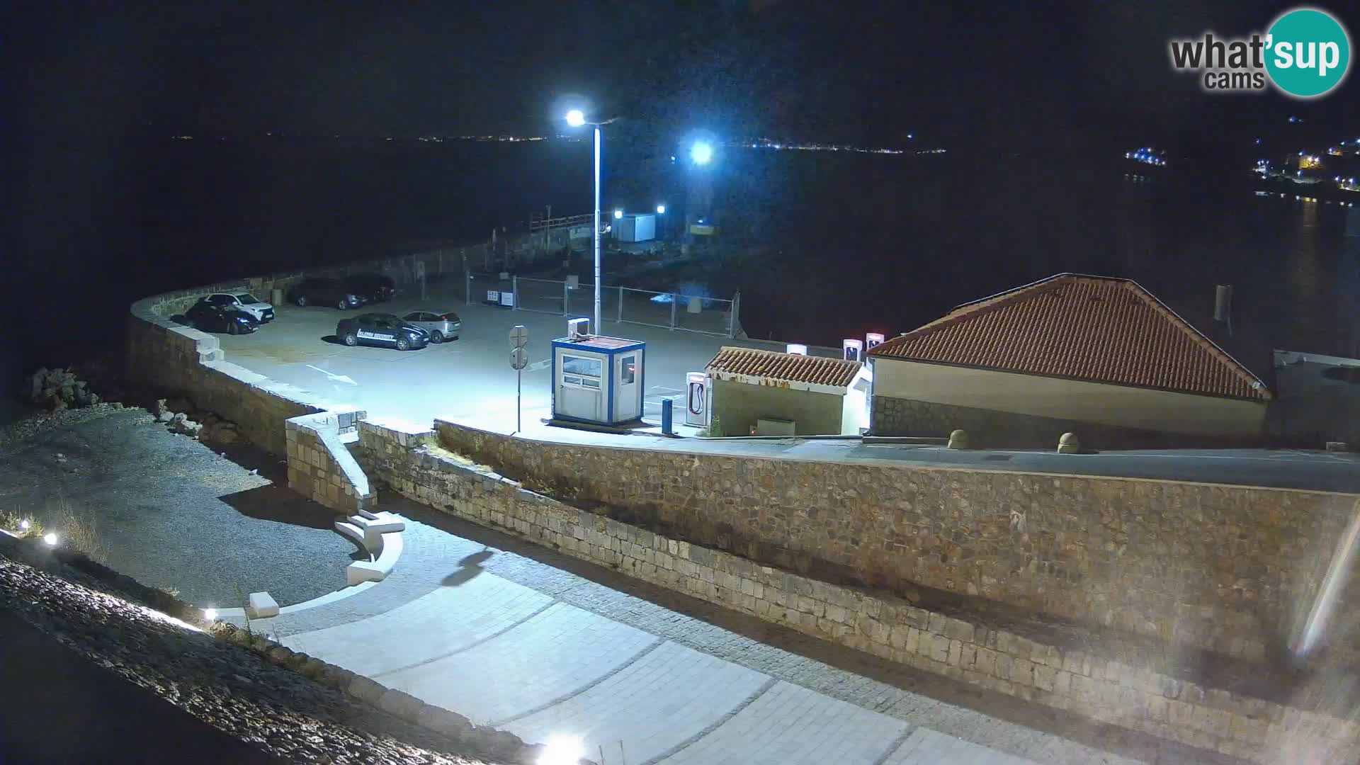Webcam puerto de Senj – Rompeolas y faro en directo