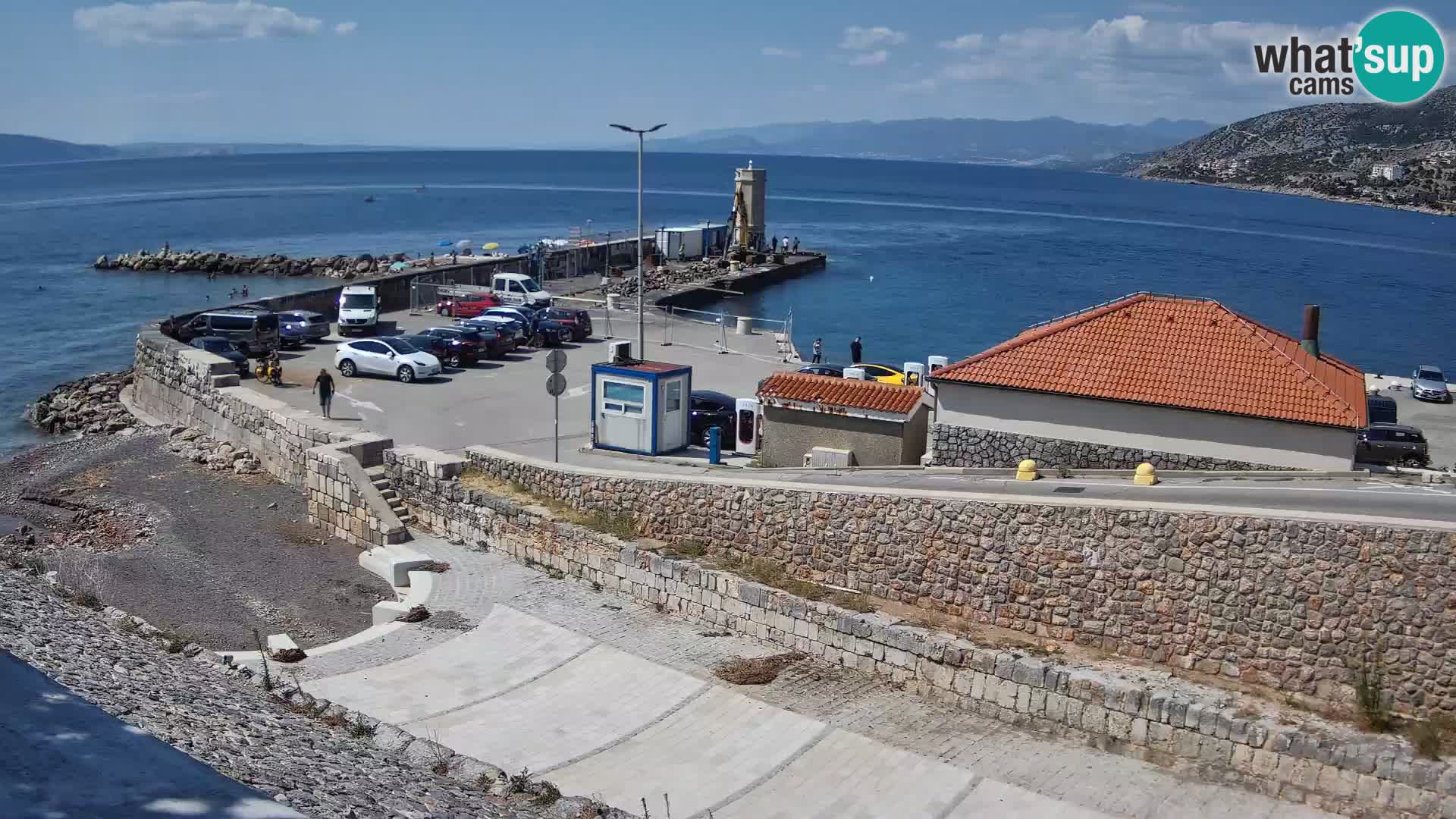 Webcam Porto di Segna – Frangiflutti e Faro in diretta