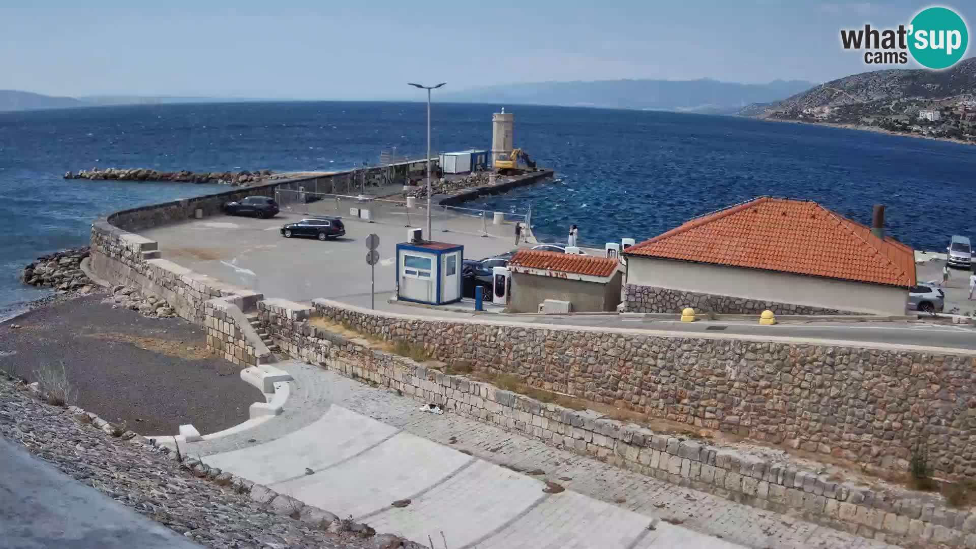 Senj Harbour Webcam – Breakwater & Lighthouse Live View