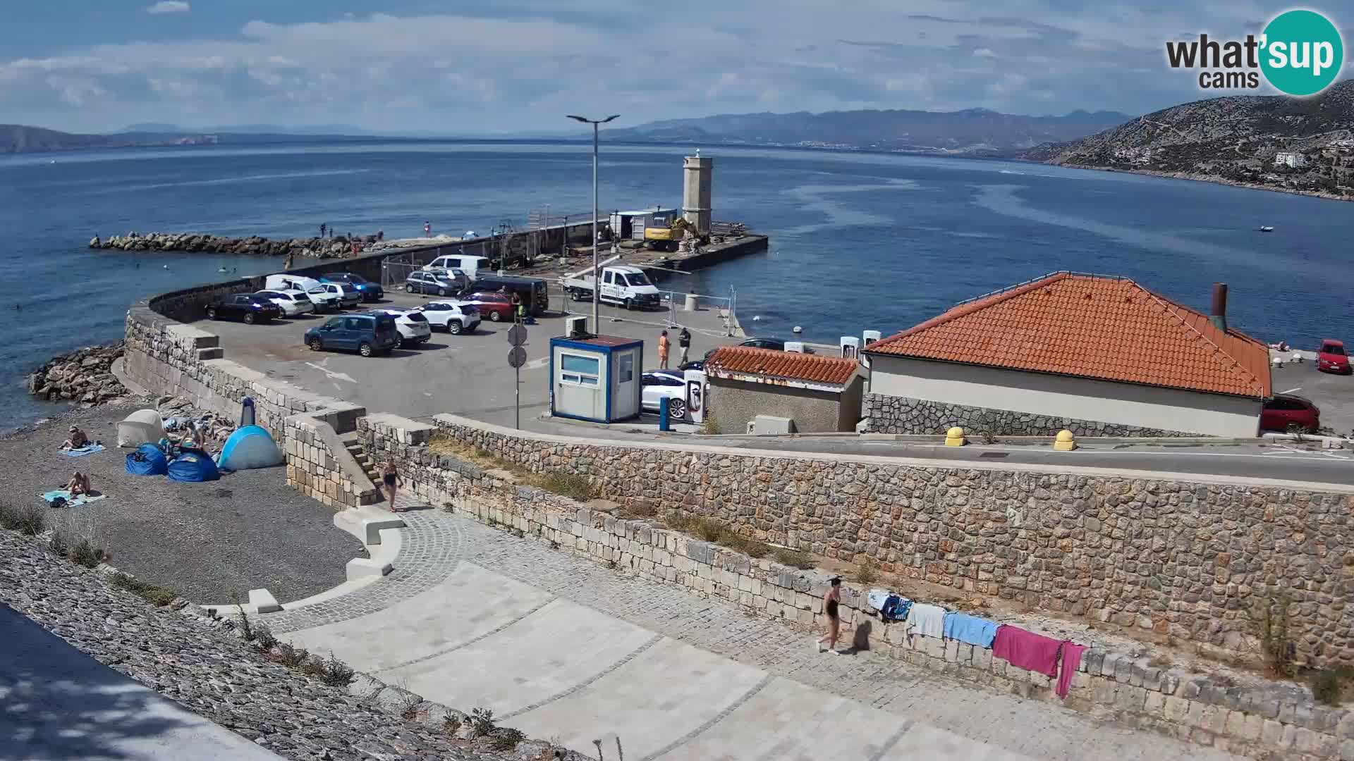 Senj Harbour Webcam – Breakwater & Lighthouse Live View