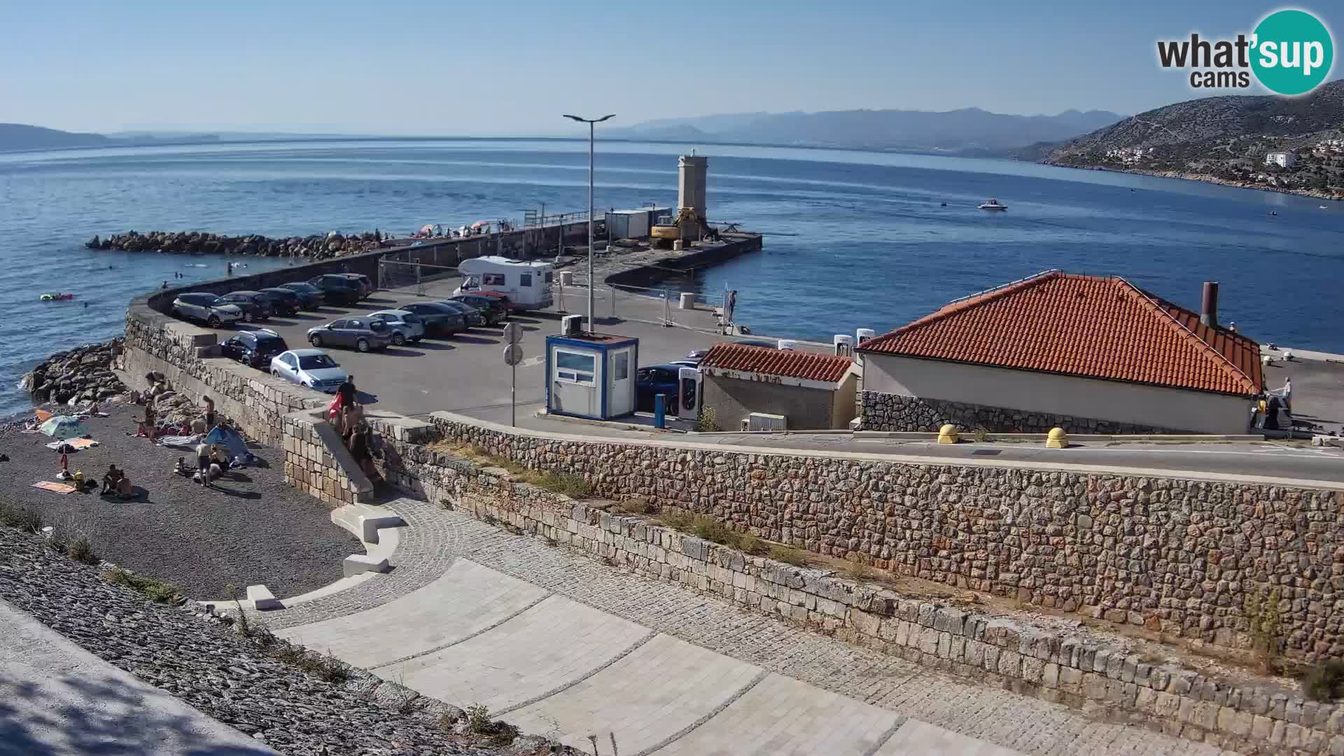 Senj Harbour Webcam – Breakwater & Lighthouse Live View