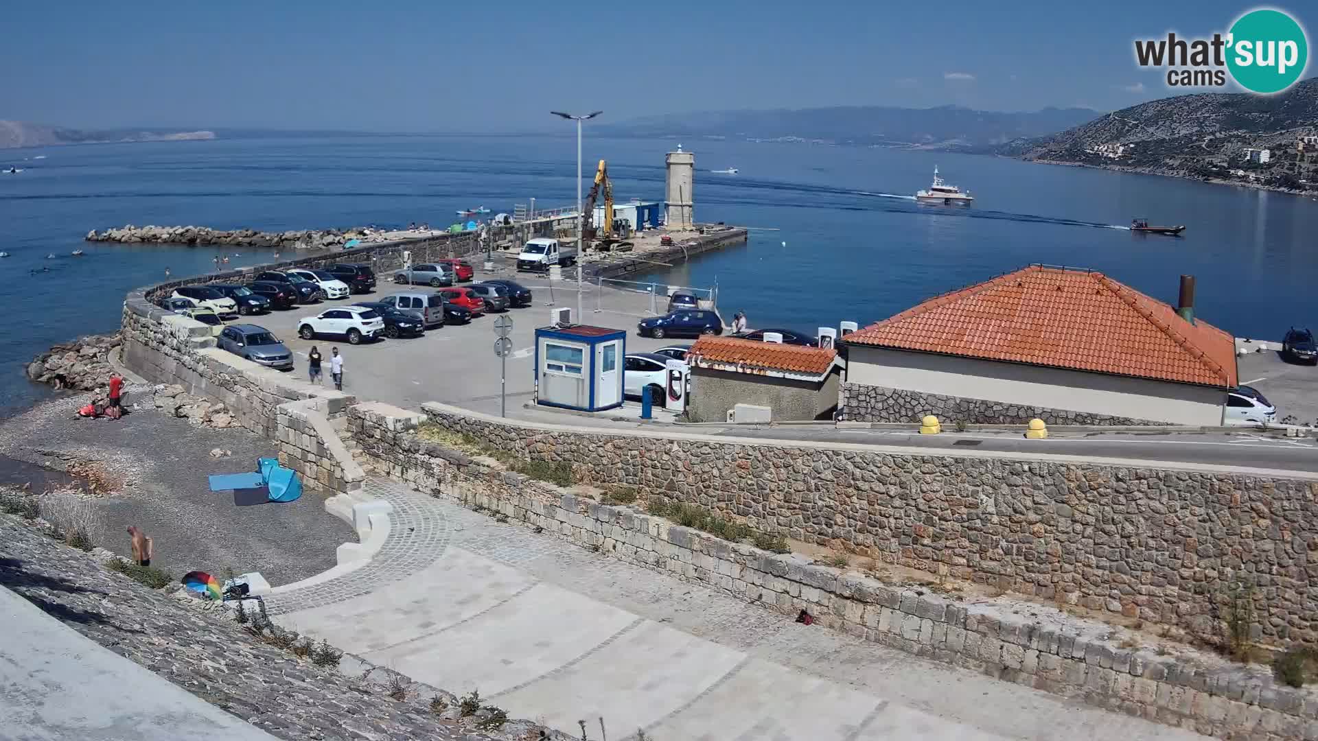 Senj Harbour Webcam – Breakwater & Lighthouse Live View