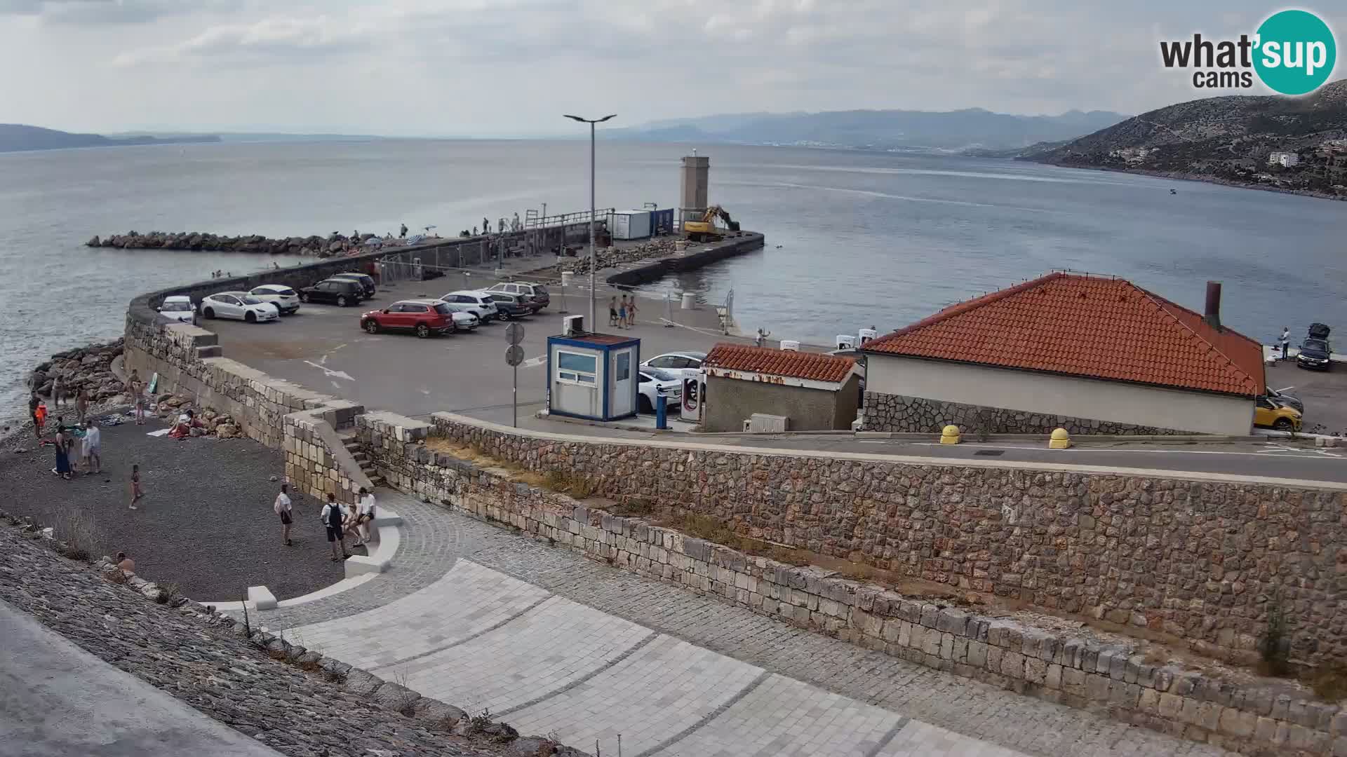 Senj Harbour Webcam – Breakwater & Lighthouse Live View