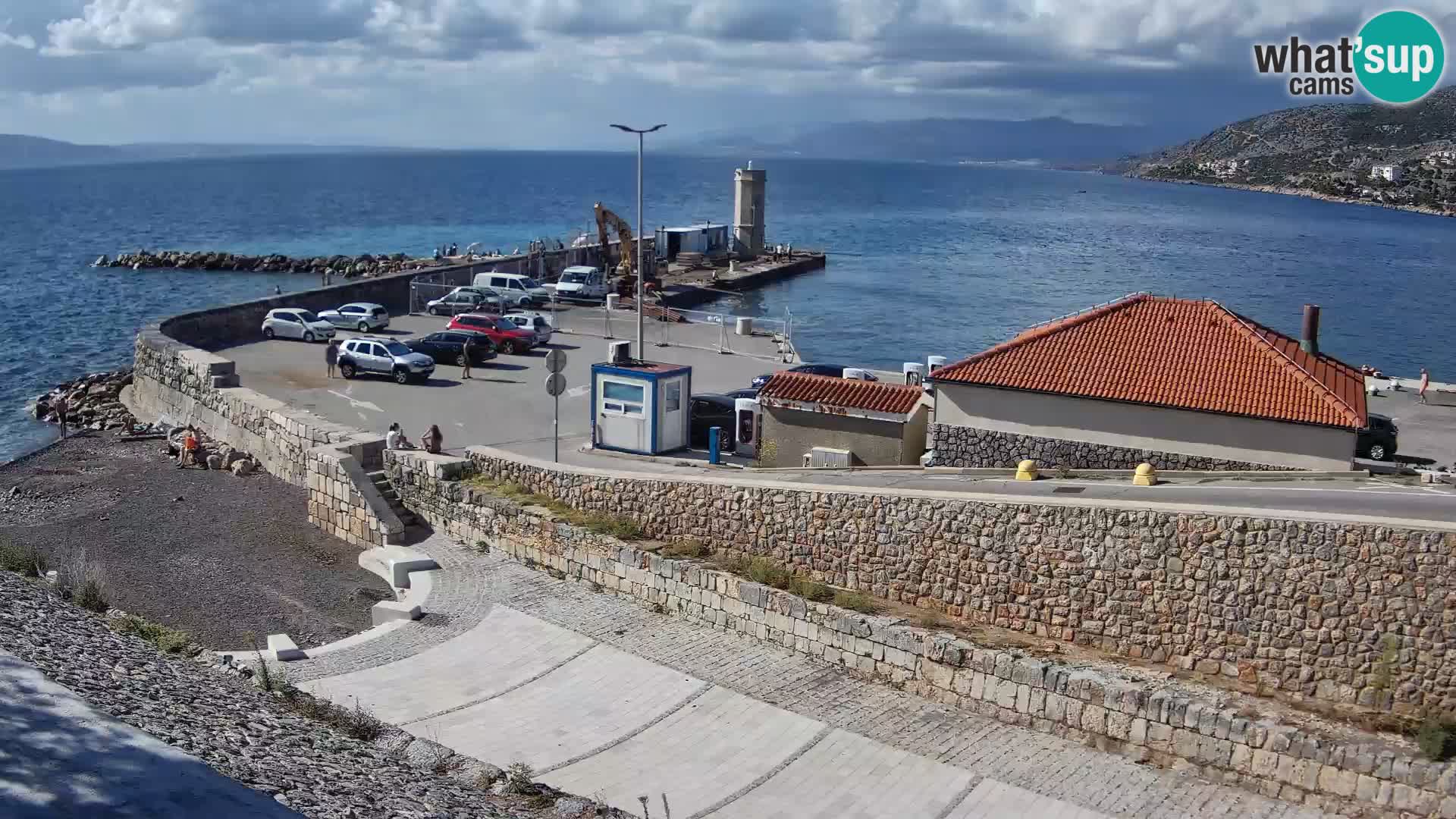 Webcam Porto di Segna – Frangiflutti e Faro in diretta