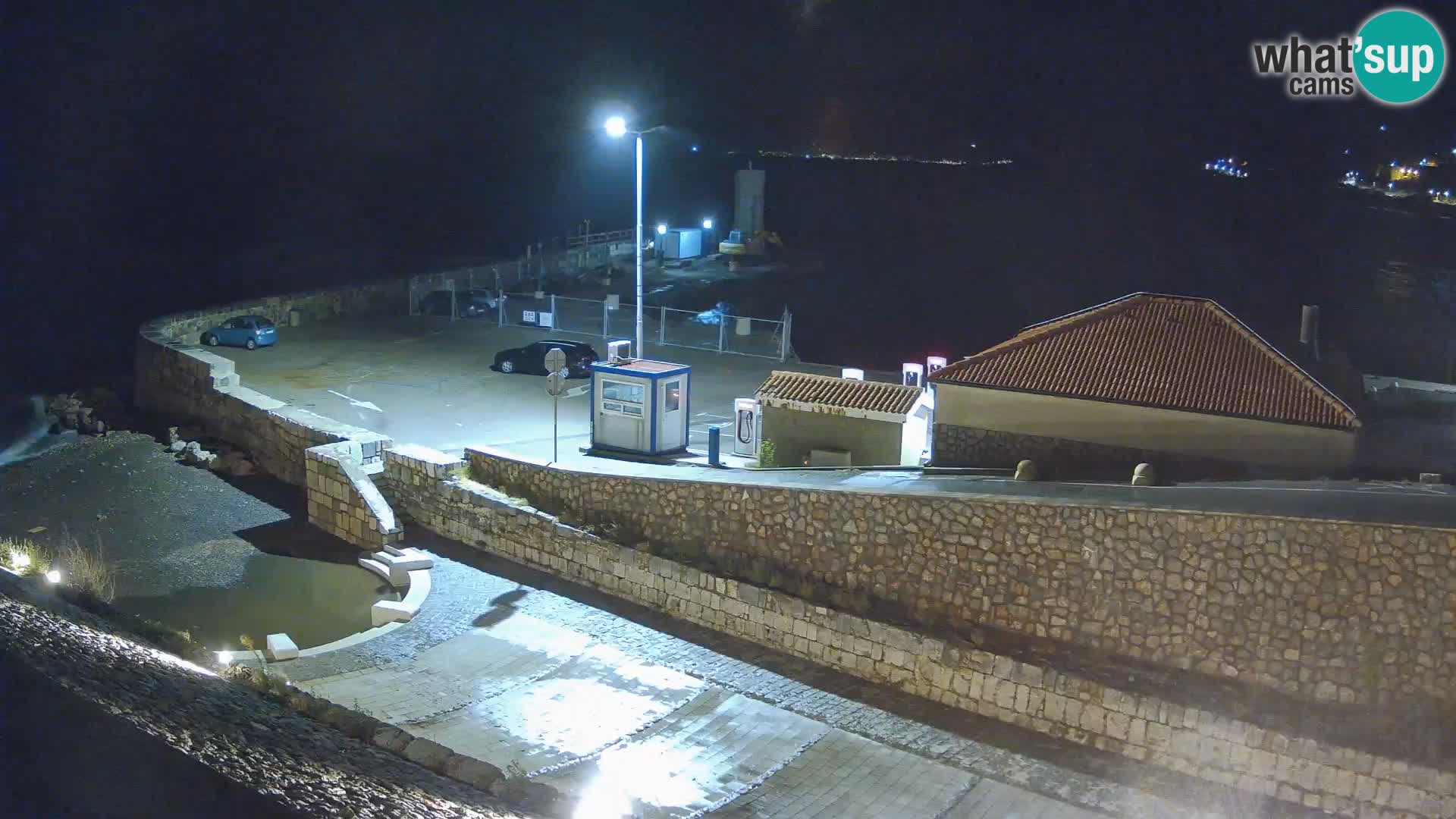 Webcam puerto de Senj – Rompeolas y faro en directo