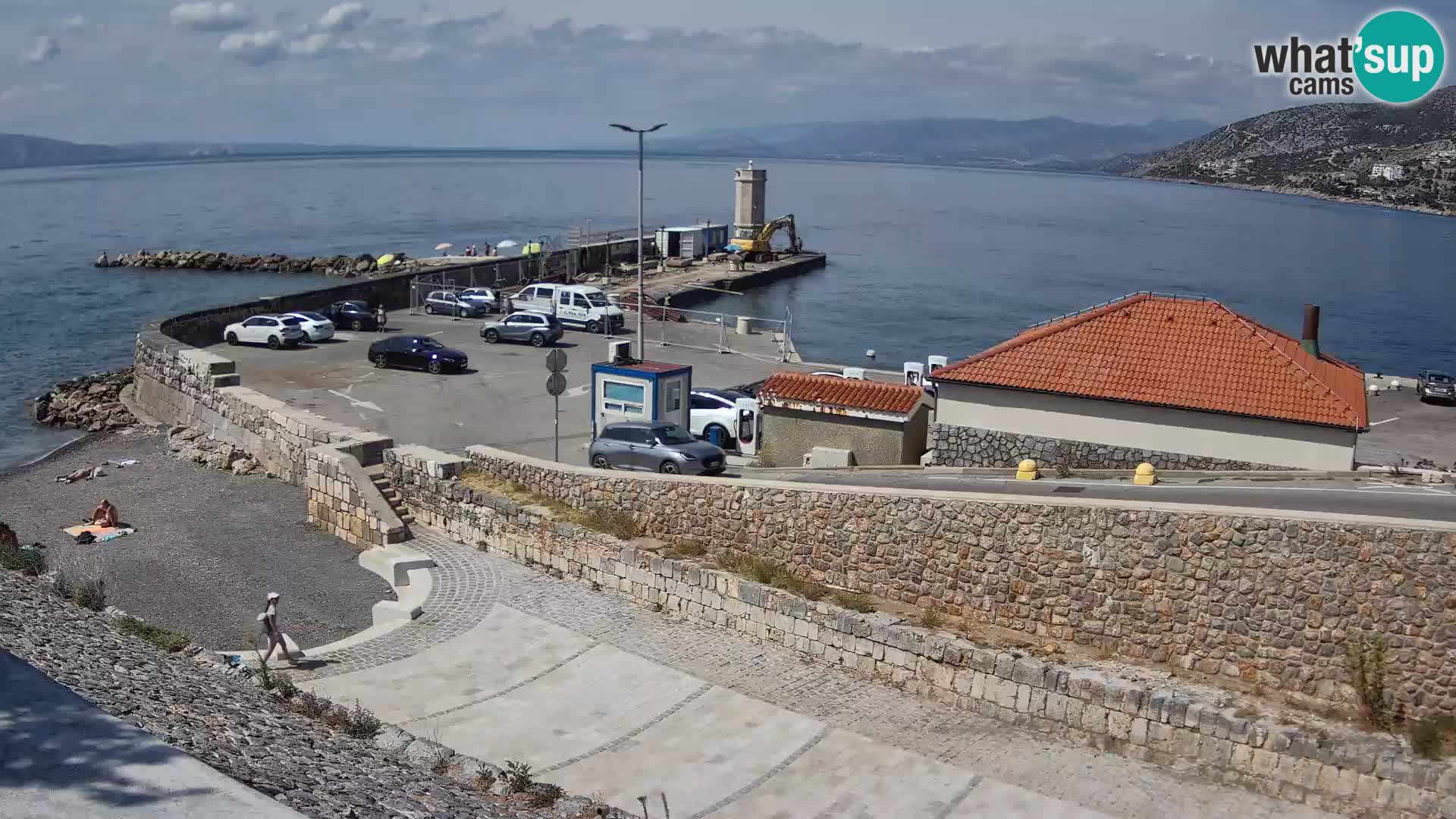 Web kamera Senj luka – Lukobran i svjetionik uživo