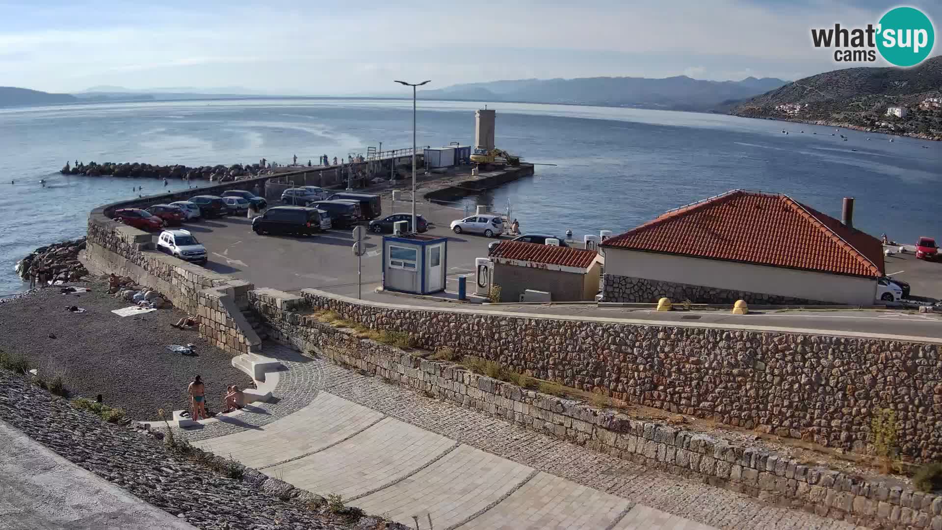 Web kamera Senj luka – Lukobran i svjetionik uživo