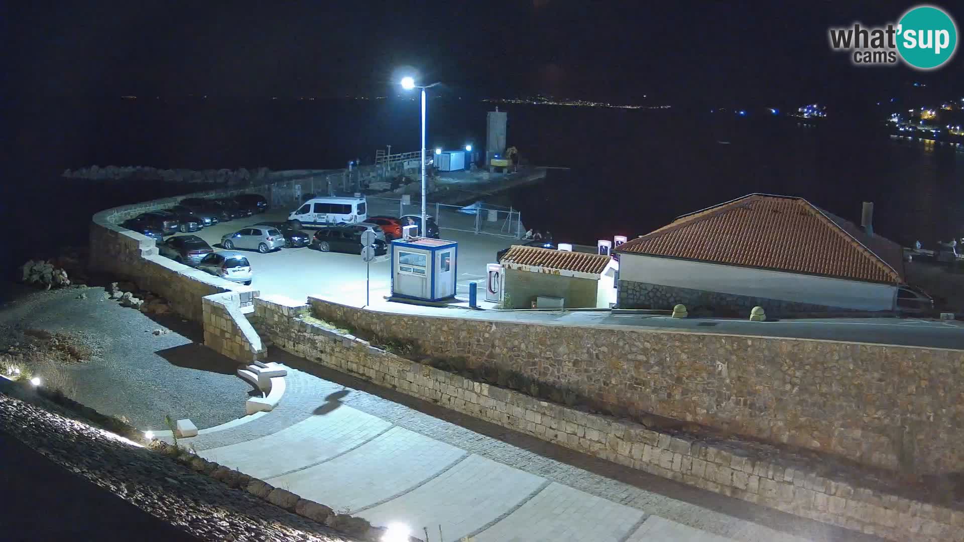 Webcam puerto de Senj – Rompeolas y faro en directo