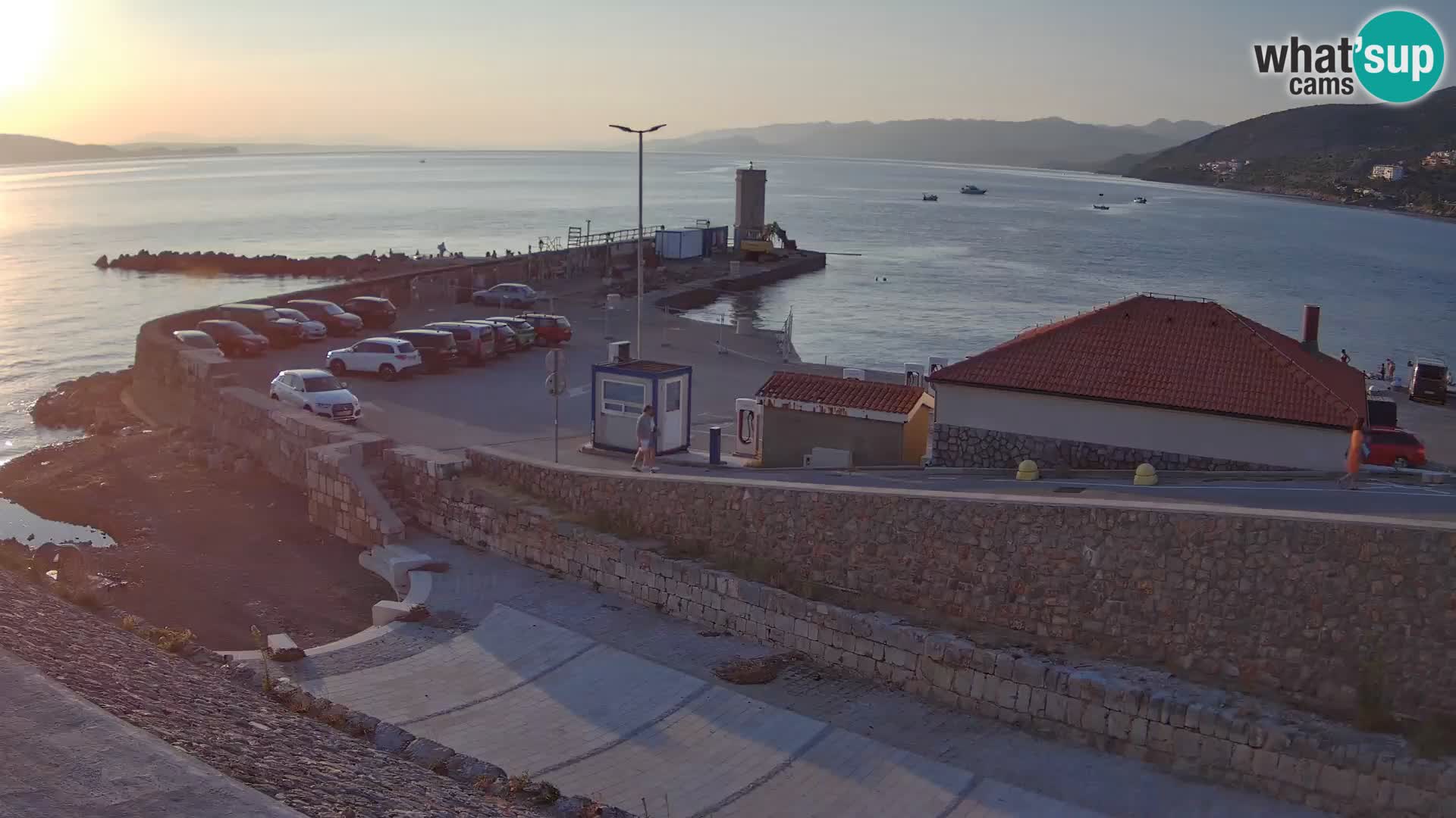 Senj Harbour Webcam – Breakwater & Lighthouse Live View