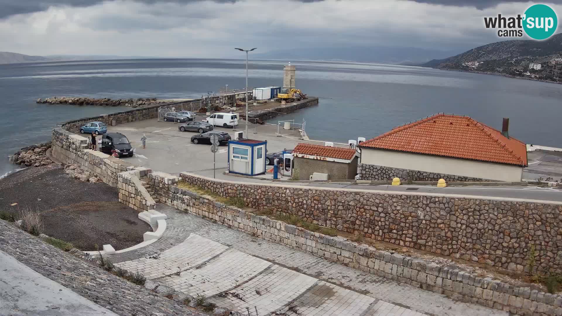 Senj Harbour Webcam – Breakwater & Lighthouse Live View