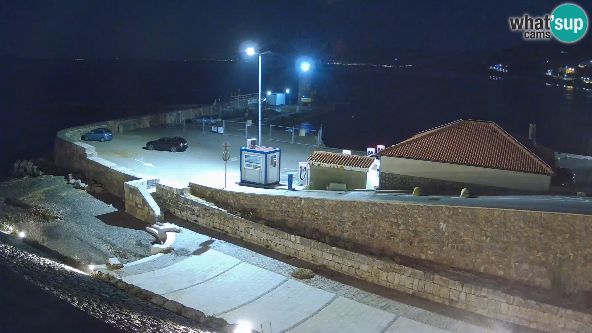 Webcam puerto de Senj – Rompeolas y faro en directo