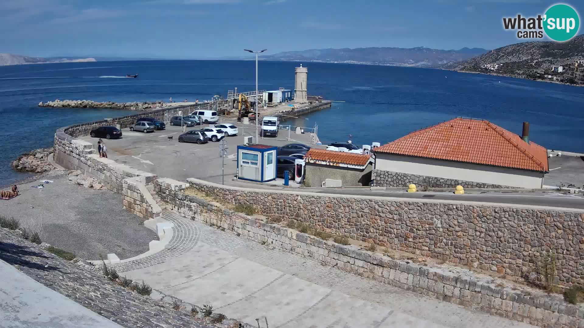 Webcam Porto di Segna – Frangiflutti e Faro in diretta