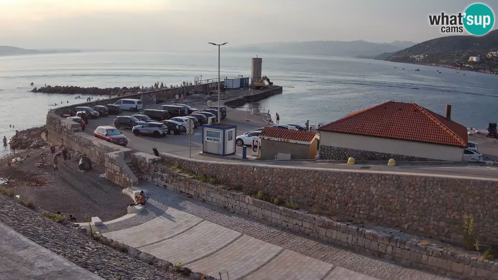 Senj Harbour Webcam – Breakwater & Lighthouse Live View