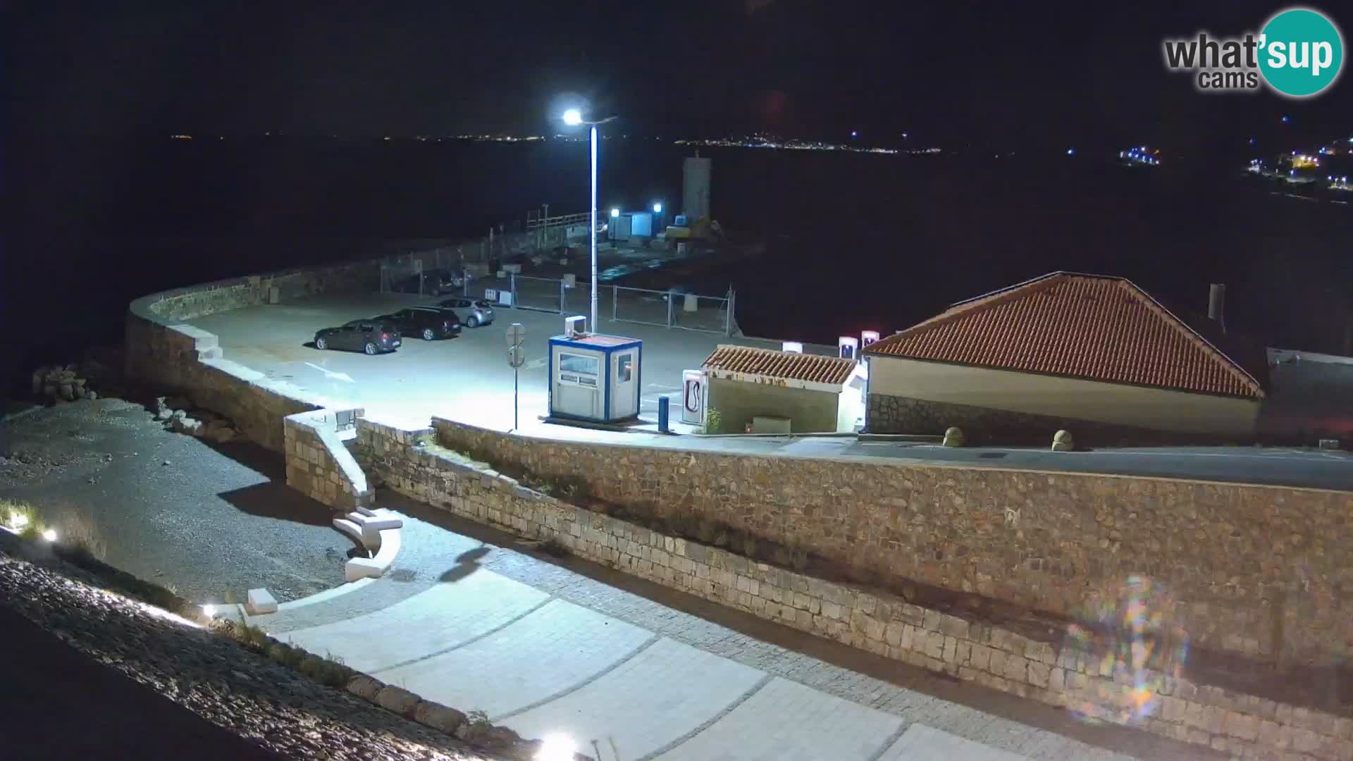 Senj Harbour Webcam – Breakwater & Lighthouse Live View