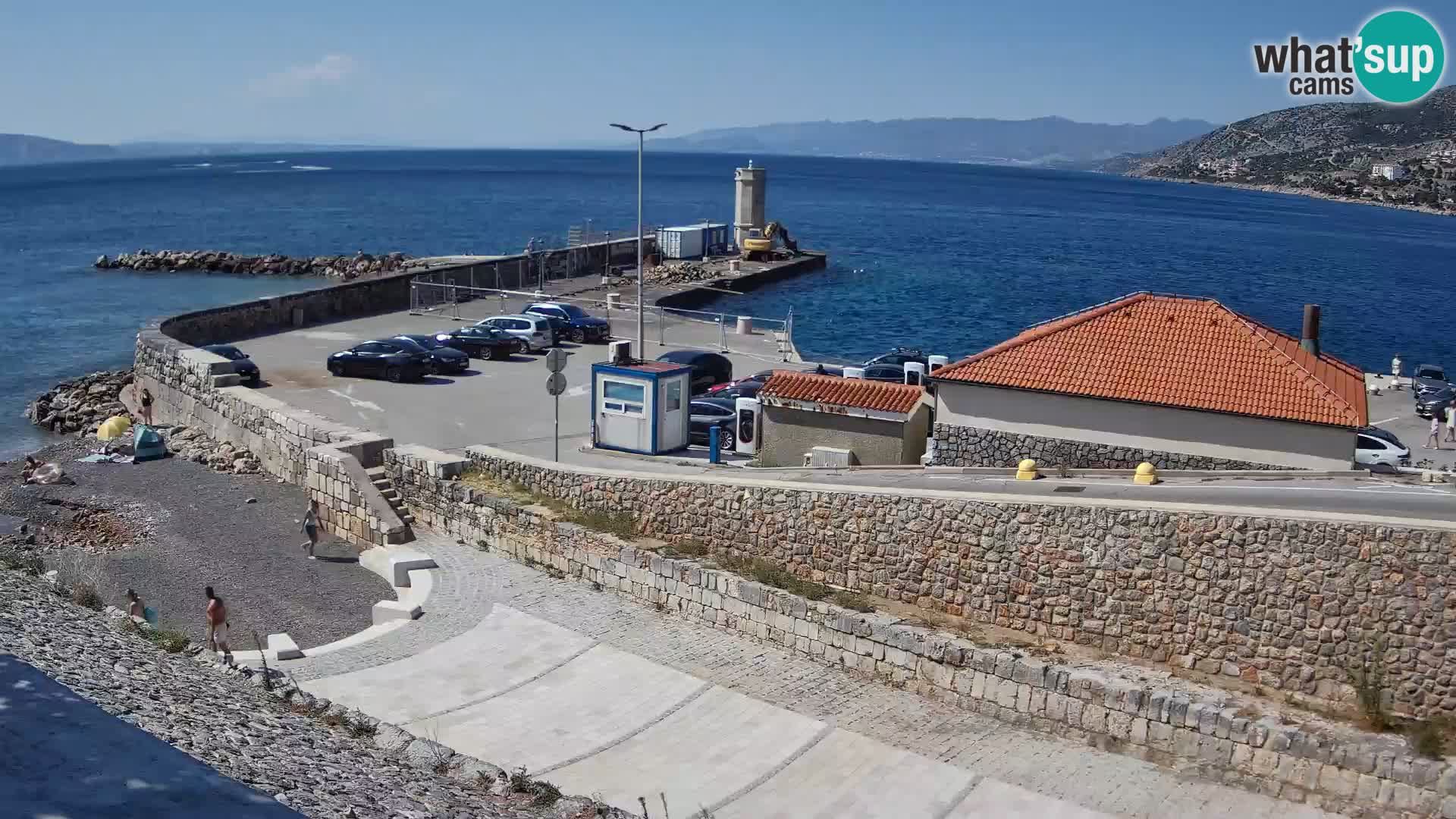 Webcam Porto di Segna – Frangiflutti e Faro in diretta