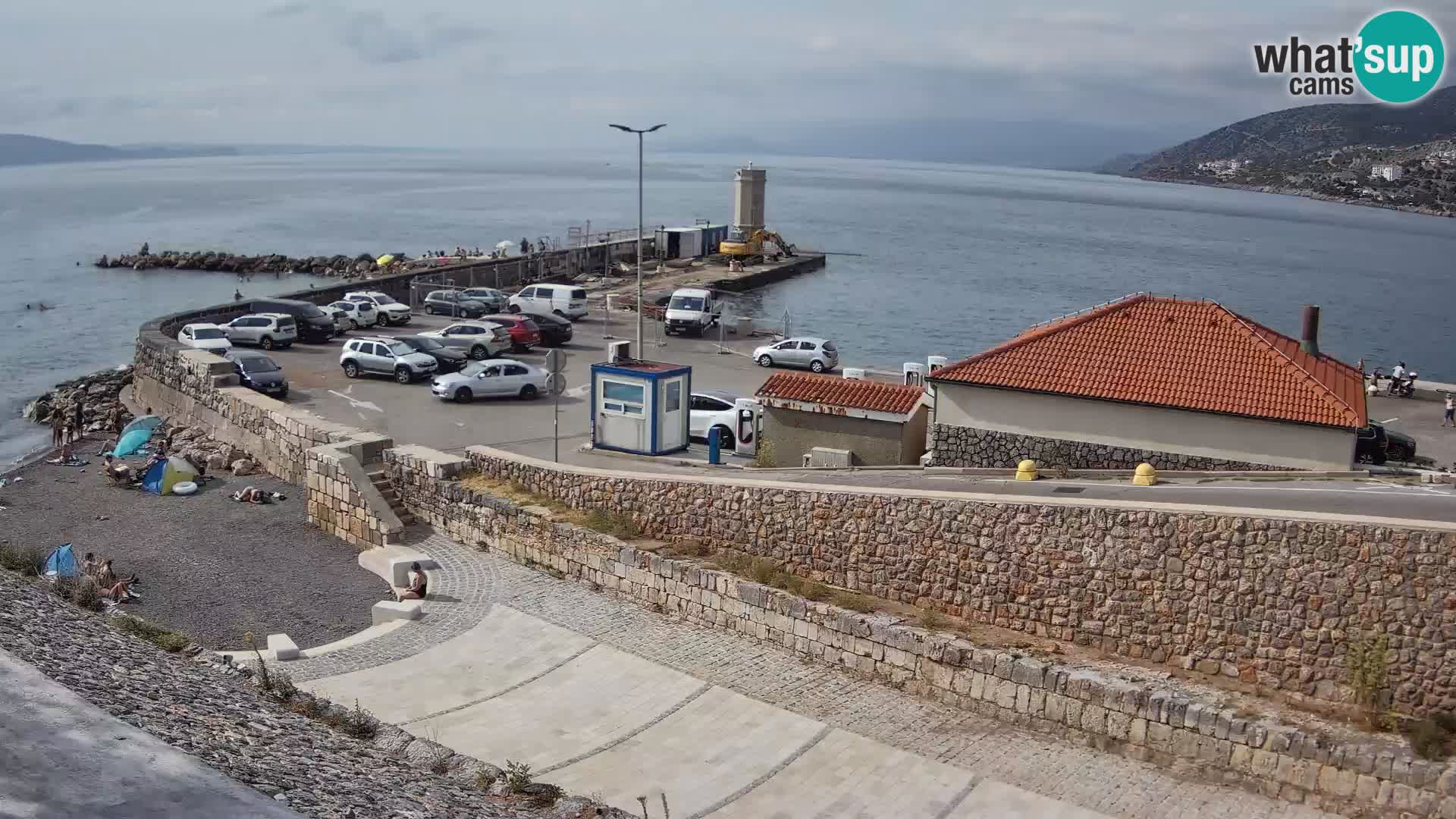 Webcam Porto di Segna – Frangiflutti e Faro in diretta