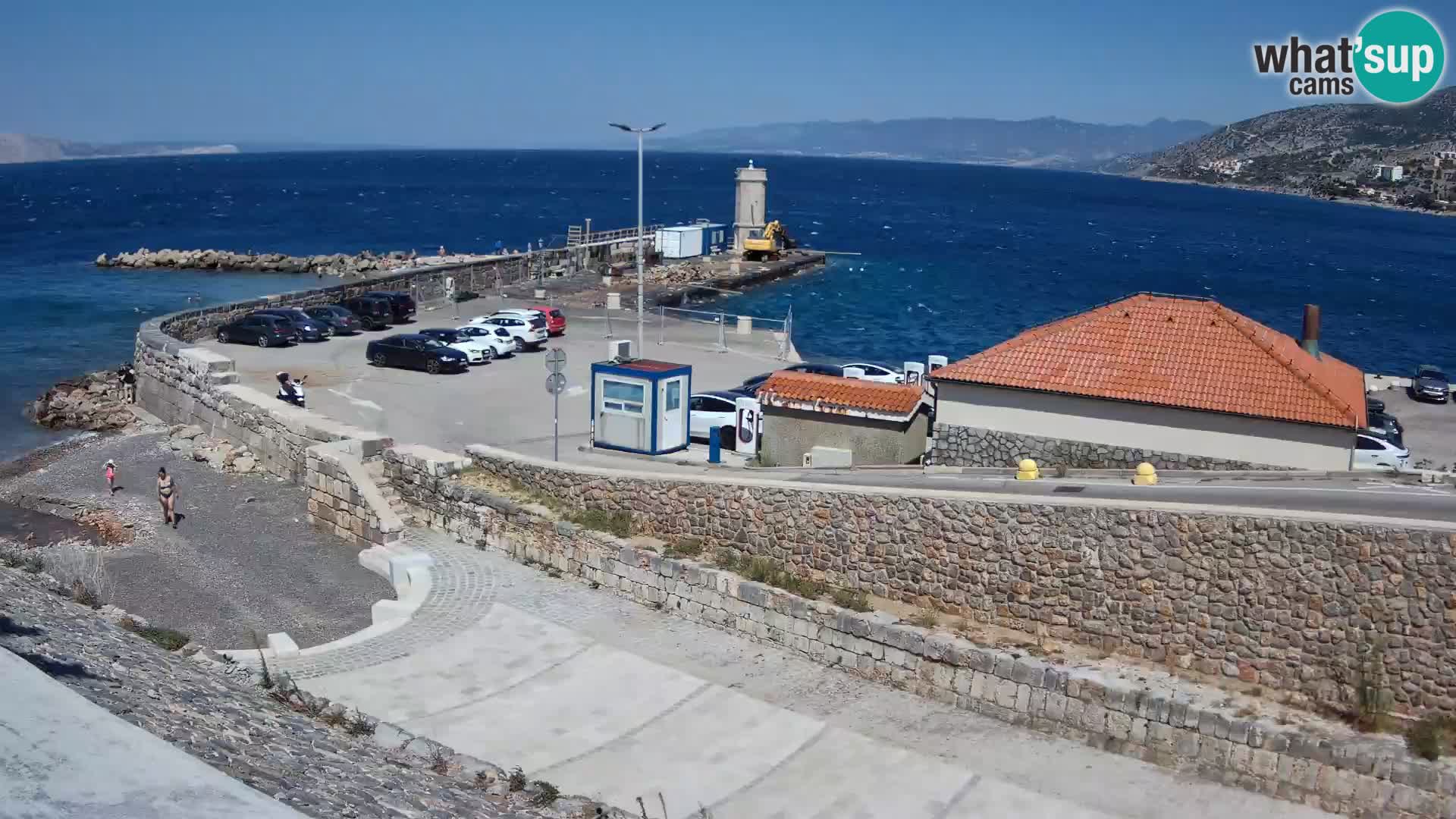 Webcam Porto di Segna – Frangiflutti e Faro in diretta