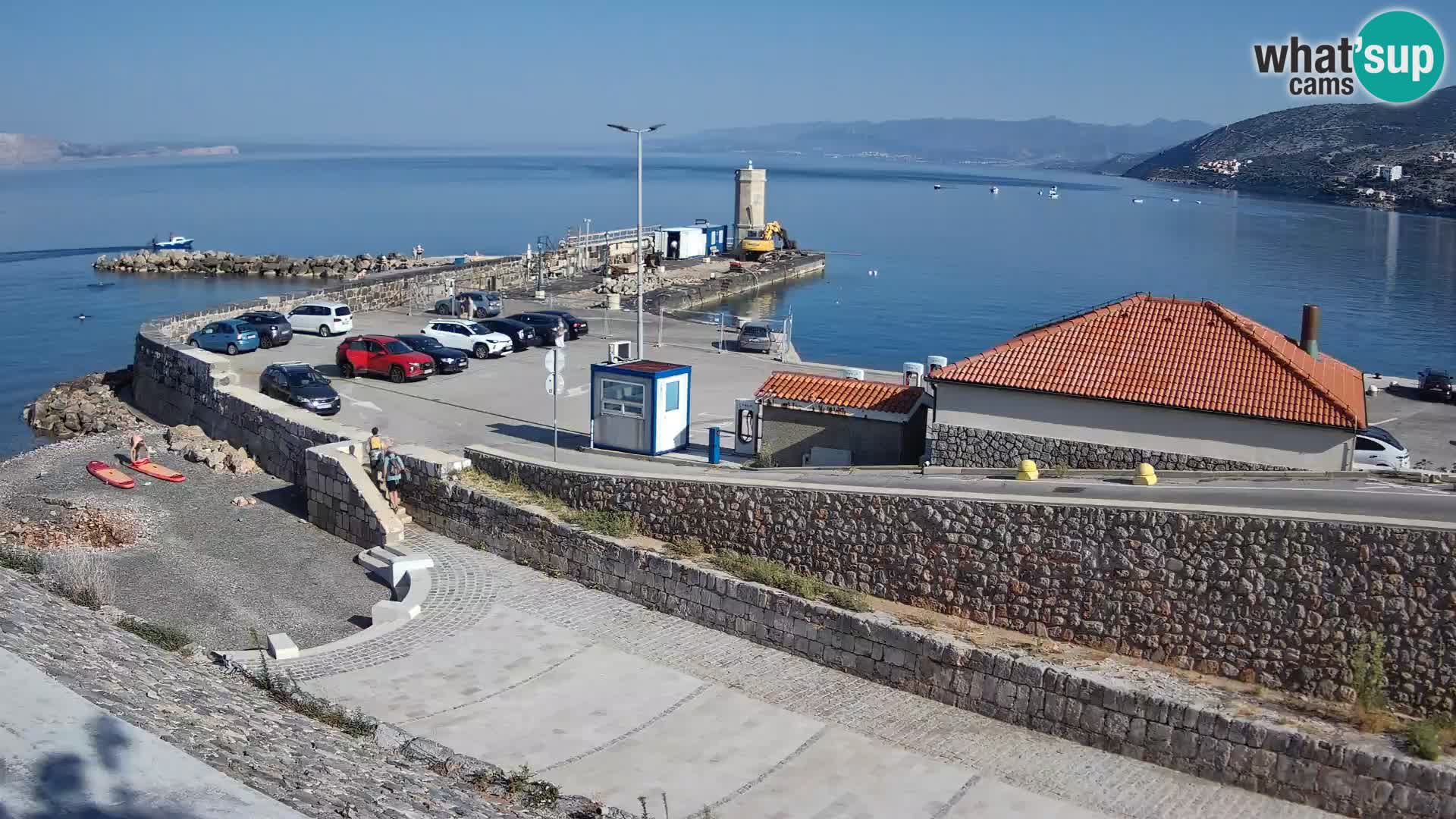 Web kamera Senj luka – Lukobran i svjetionik uživo